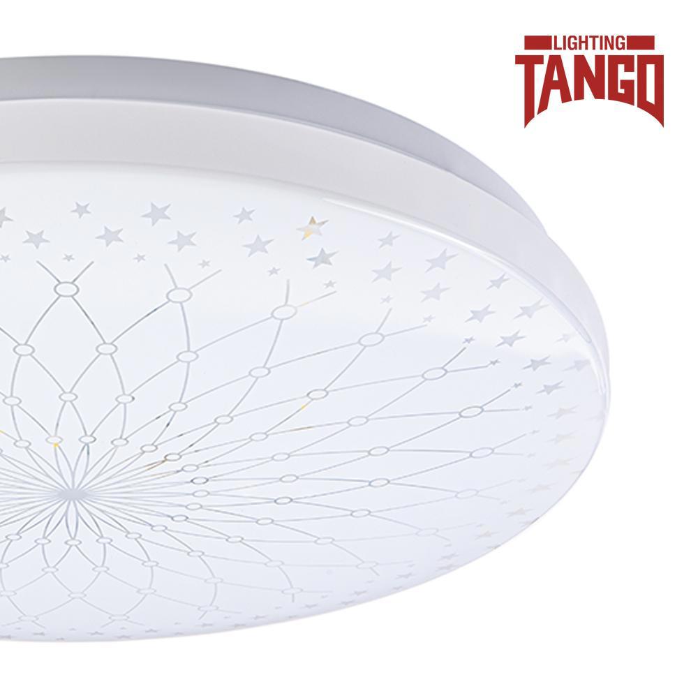 Изображение товара Светильник потолочный светодиодный TANGO ШАРМ 1156243 белый 24Вт 6500Лм IP20