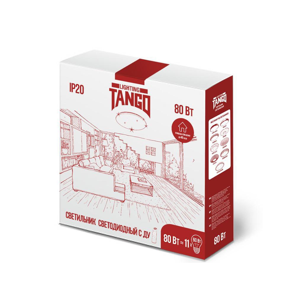 Изображение товара Светильник потолочно-настенный светодиодный TANGO КОМИЛЬФО 1200353 80 Вт белый для натяжных потолко