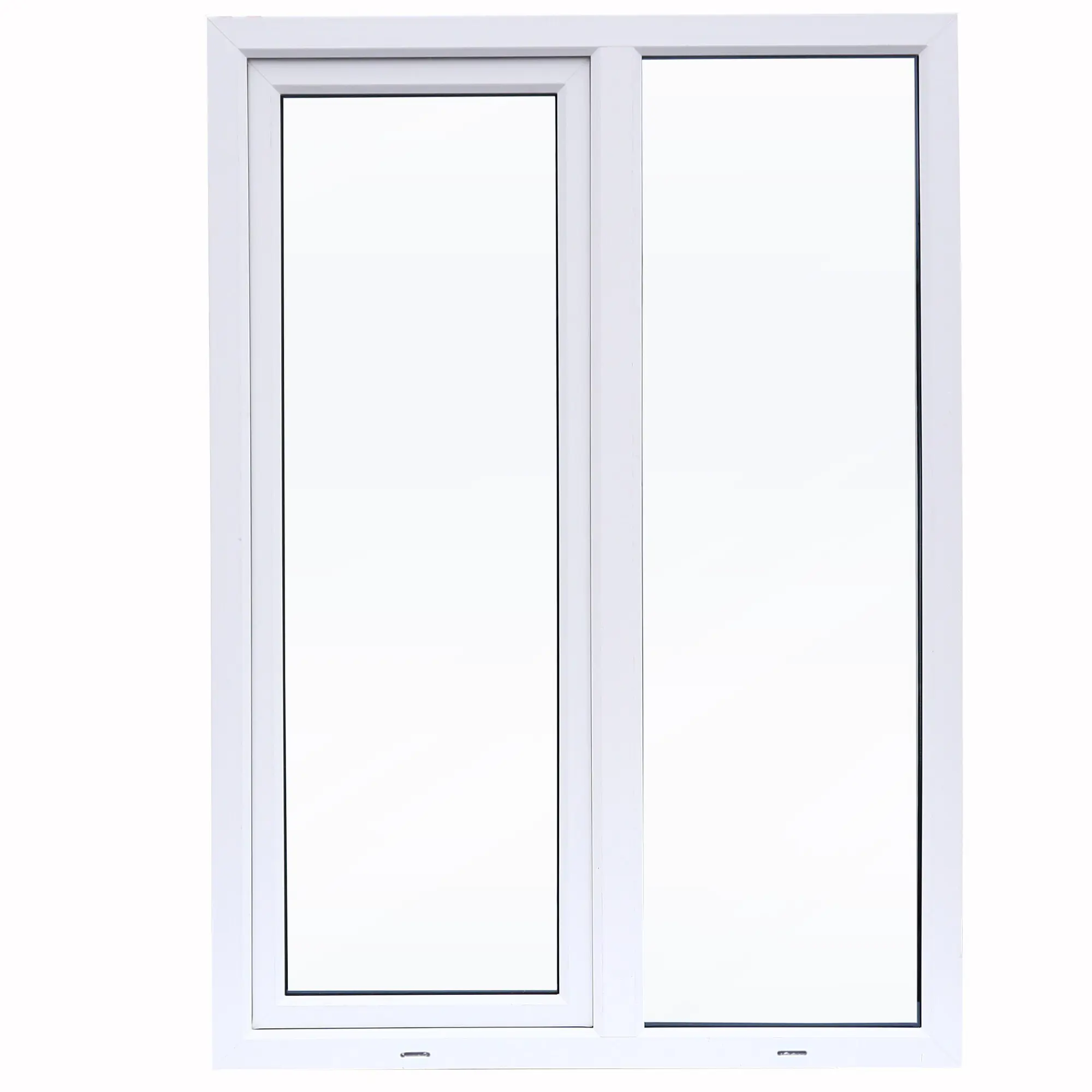 Окно пластиковое ПВХ VEKA двустворчатое 1410x1160 мм (ВхШ) двухкамерный стеклопакет белый/белый - 4