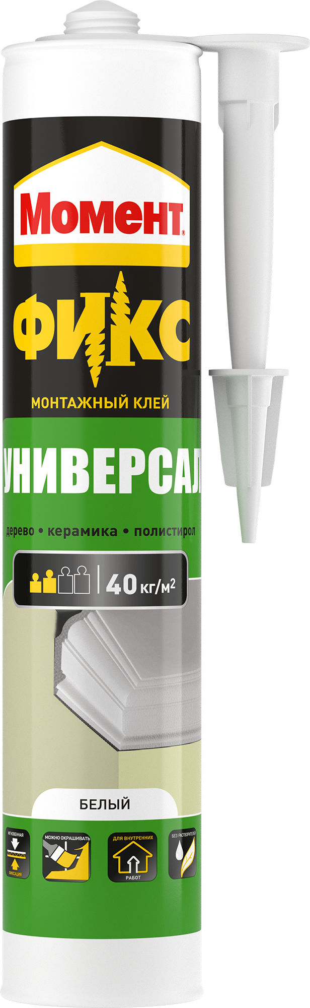 КлейМоментFixуниверсальныйцветбелый380гр