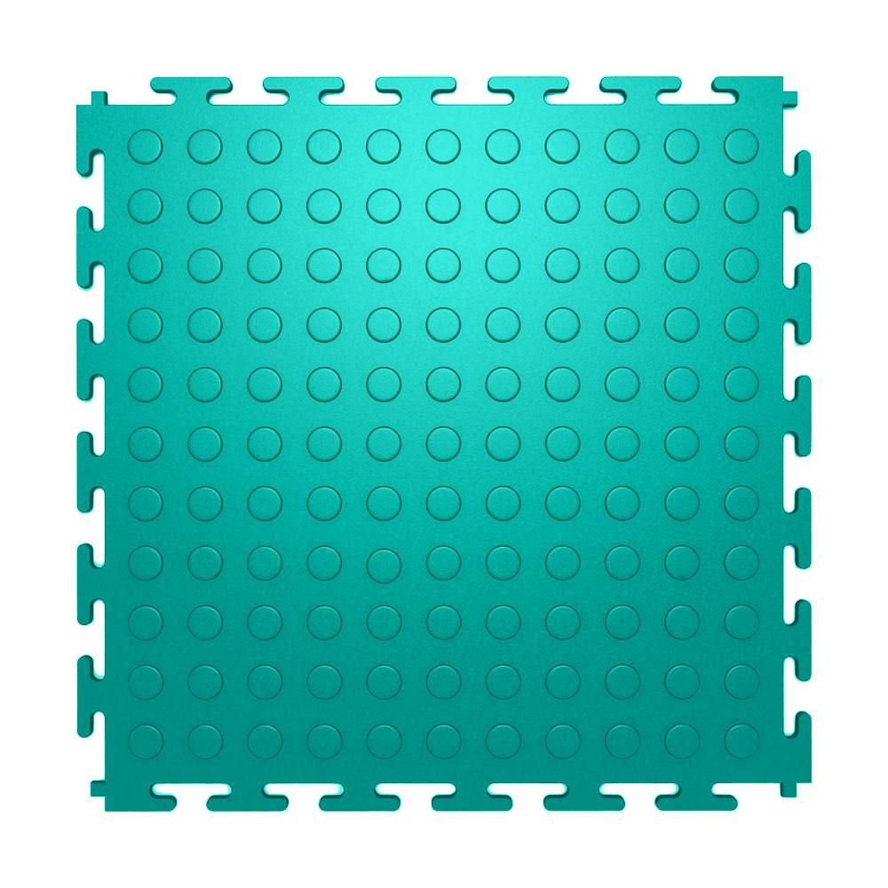 Изображение товара Модульная ПВХ плитка LT mini green Coin PVC 43 класс толщина 5 мм 25x25 см 1 м² цена за упаковку