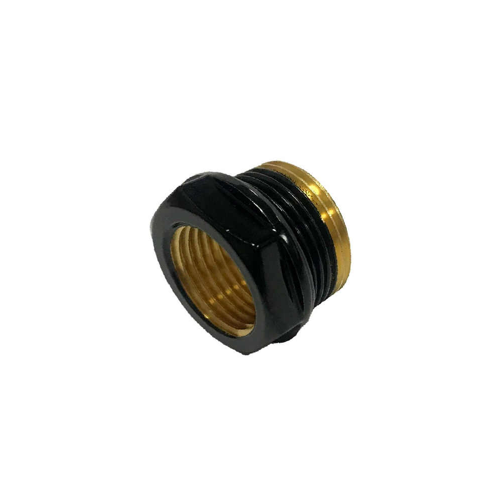 Изображение товара Переходник Schlosser 3/4НР на 1/2ВН с уплотнитель черный