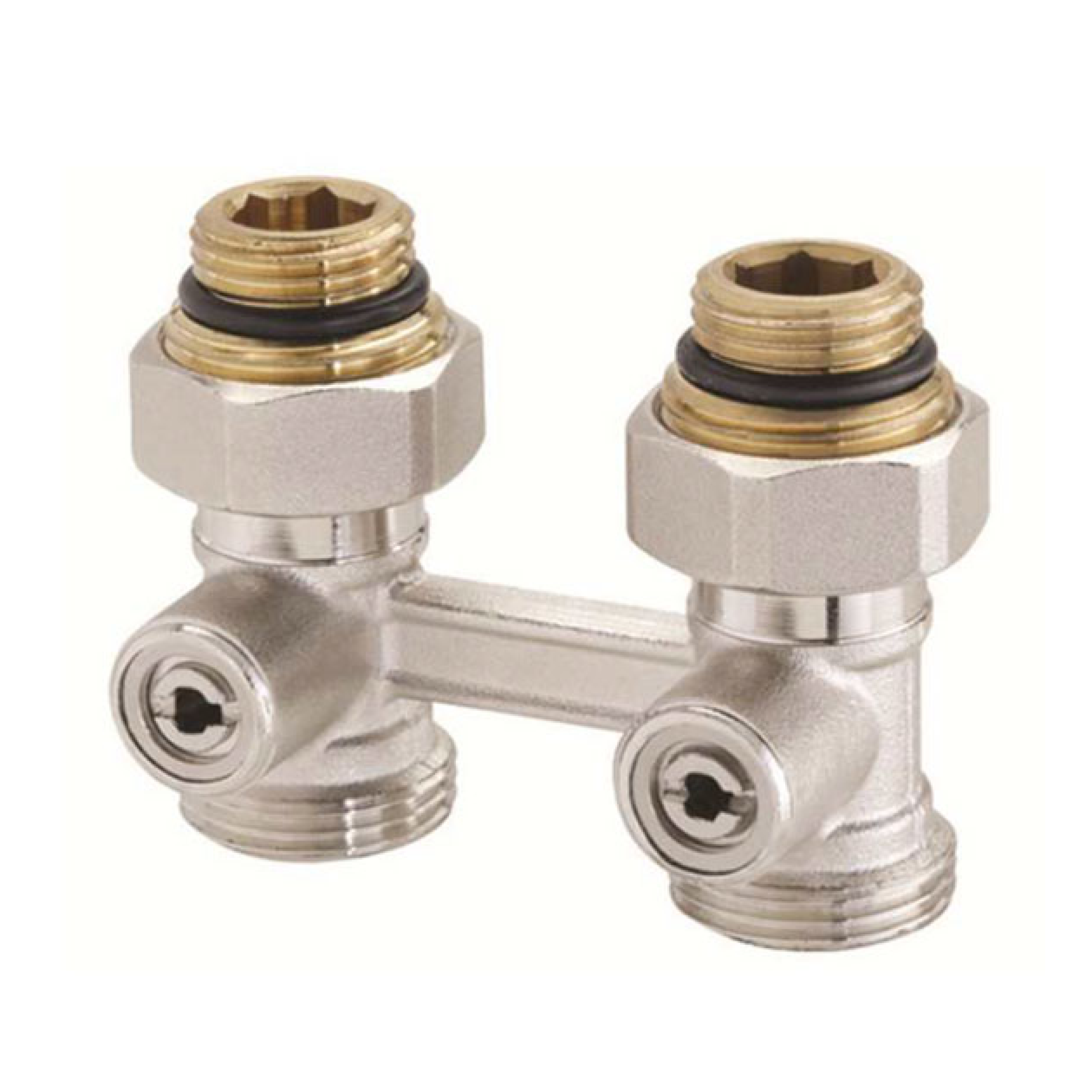 Изображение товара Узел нижнего подключения прямой Purmo MTB 127 1/2"x3/4" латунь