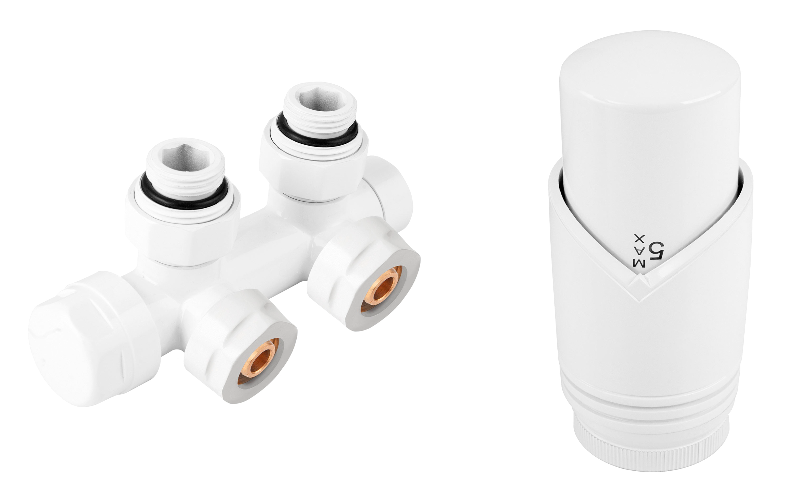 Изображение товара Термостатический комплект Vivaldo ITRV-WH 1/2" для радиаторов