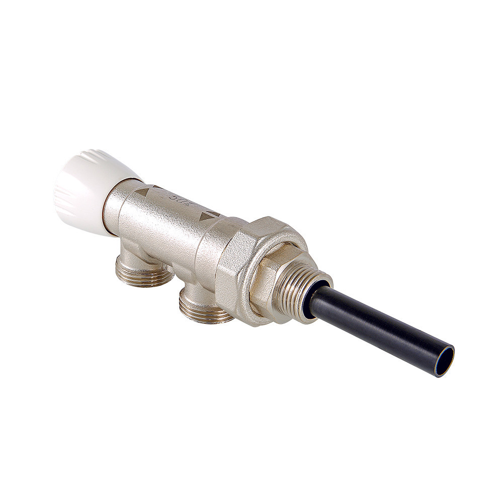 Изображение товара Узел нижнего подключения для радиаторов VALTEC VT.025.N э04100 латунь 1/2 3/4