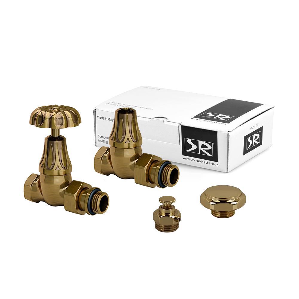 Изображение товара Комплект терморегулирующий прямой SR Rubinetterie K338-1500Z000 1/2 дюйма для системы отопления