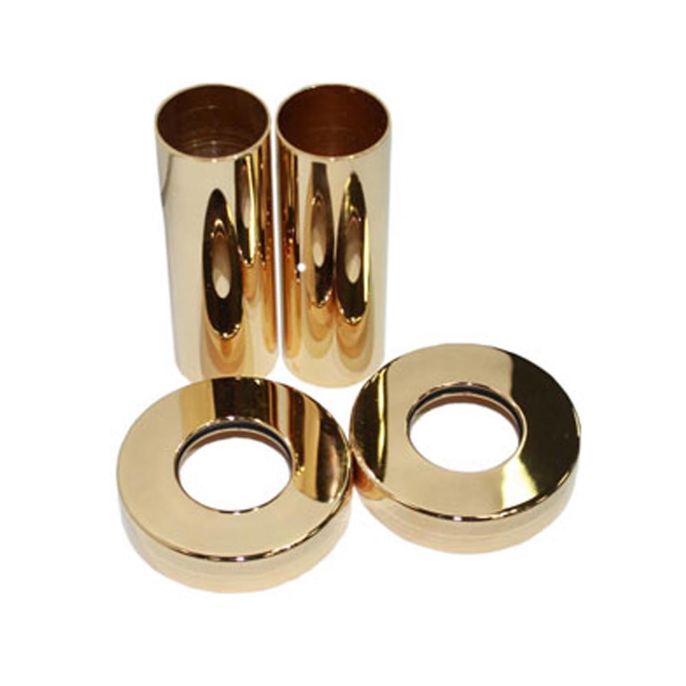 Изображение товара Комплект декоративных трубок SR Rubinetterie 70xD 18-20 1/2" золото маскировочный набор