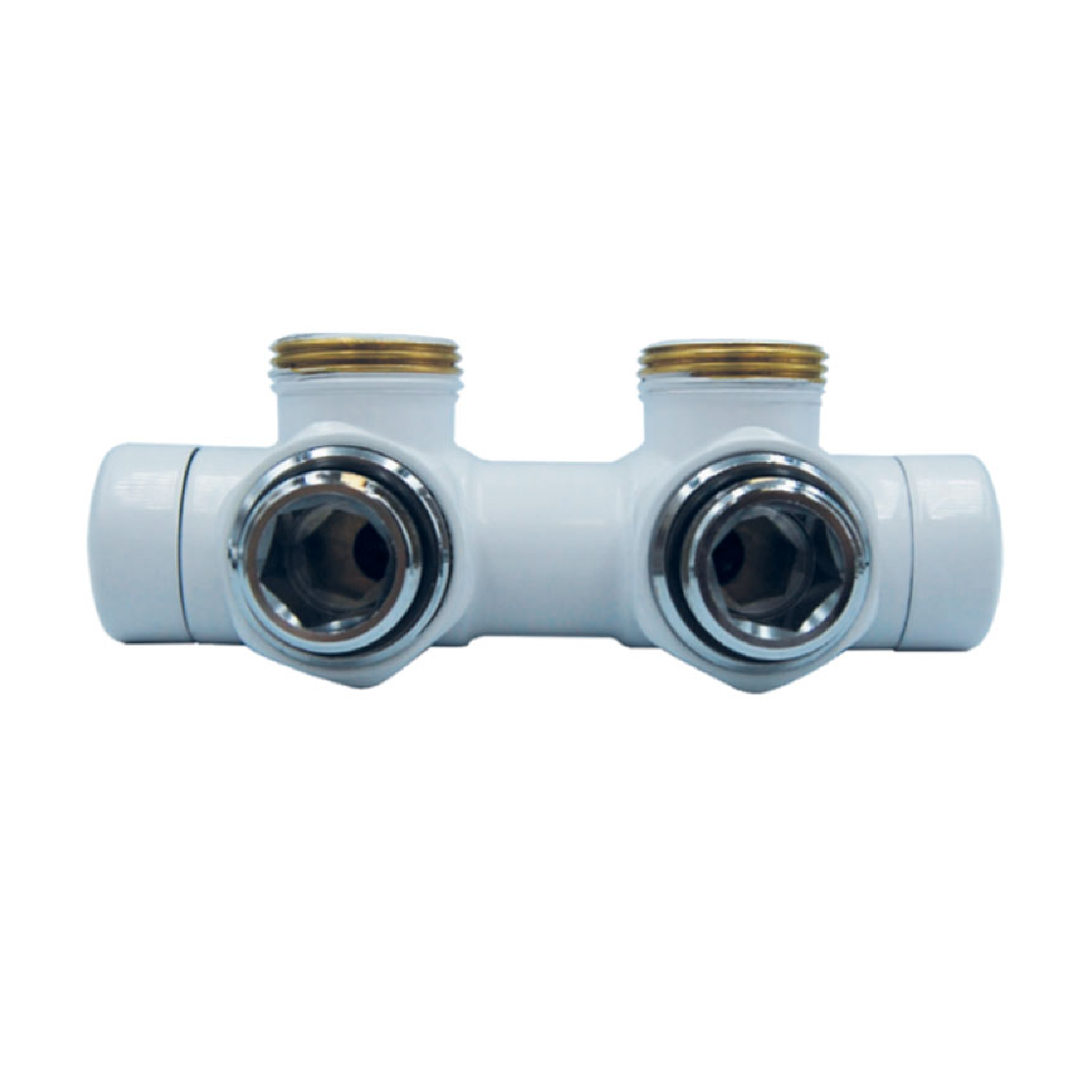 Изображение товара Комплект для подключения радиатора Vario Term 3/4 угловой латунь Польша