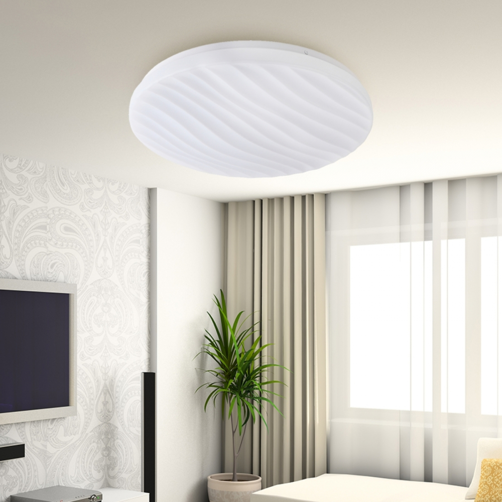 Изображение товара Потолочный светодиодный светильник ЭРА SPB-6 Slim 4 белый 15 Вт для натяжных потолков