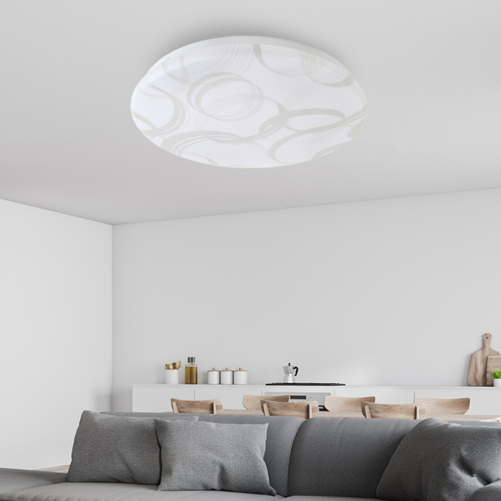 Изображение товара Светильник потолочный светодиодный ЭРА SPB-6 Slim 7 холодный белый 18Вт для потолка