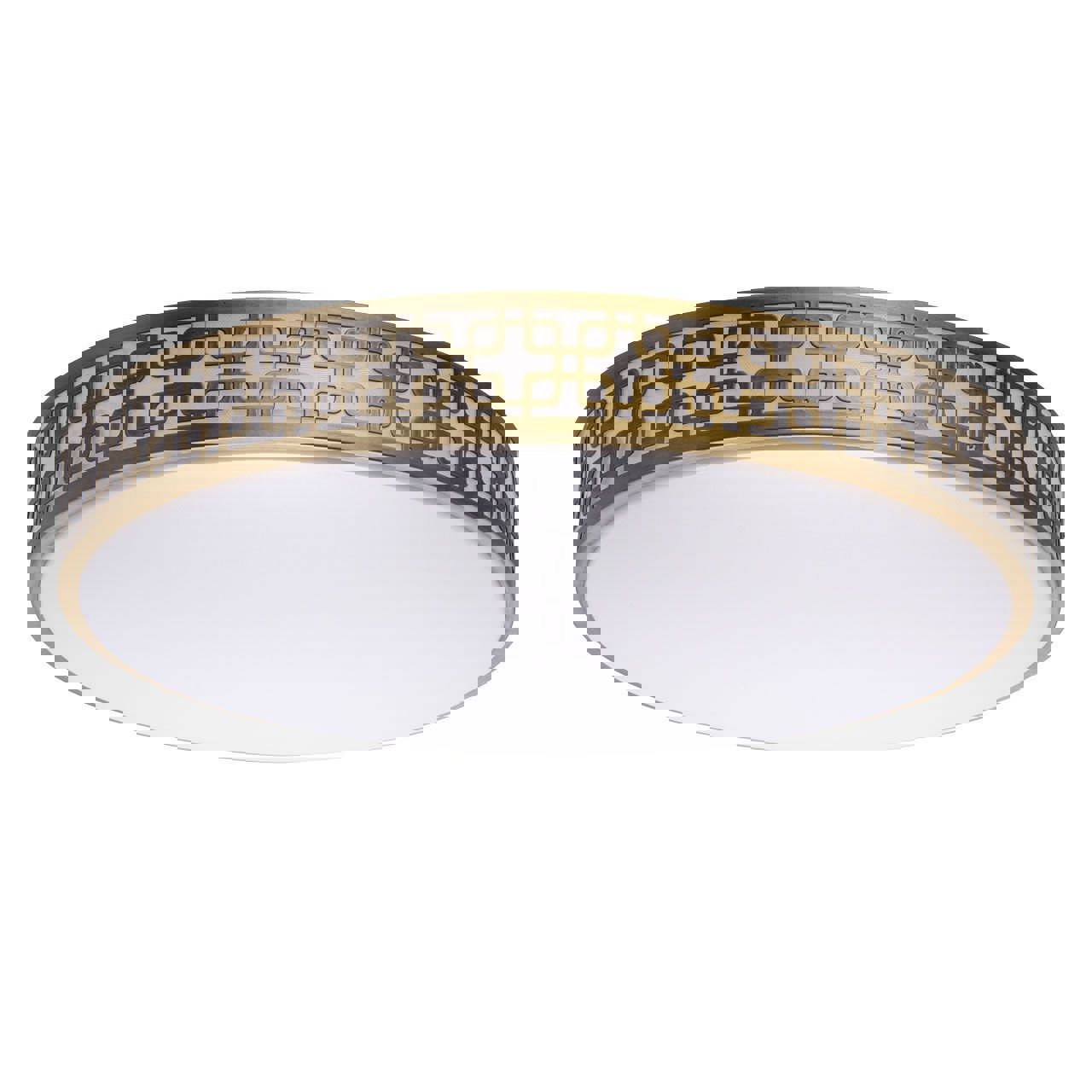 Изображение товара Люстра потолочная светодиодная DE MARKT 674015301 изменение оттенков белого золотая