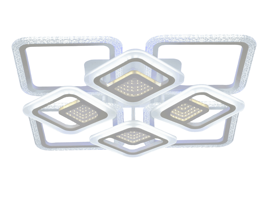 Изображение товара Светильник настенно-потолочный светодиодный СЕЛЕНА M1744 14 м² нейтральный белый свет цвет белый