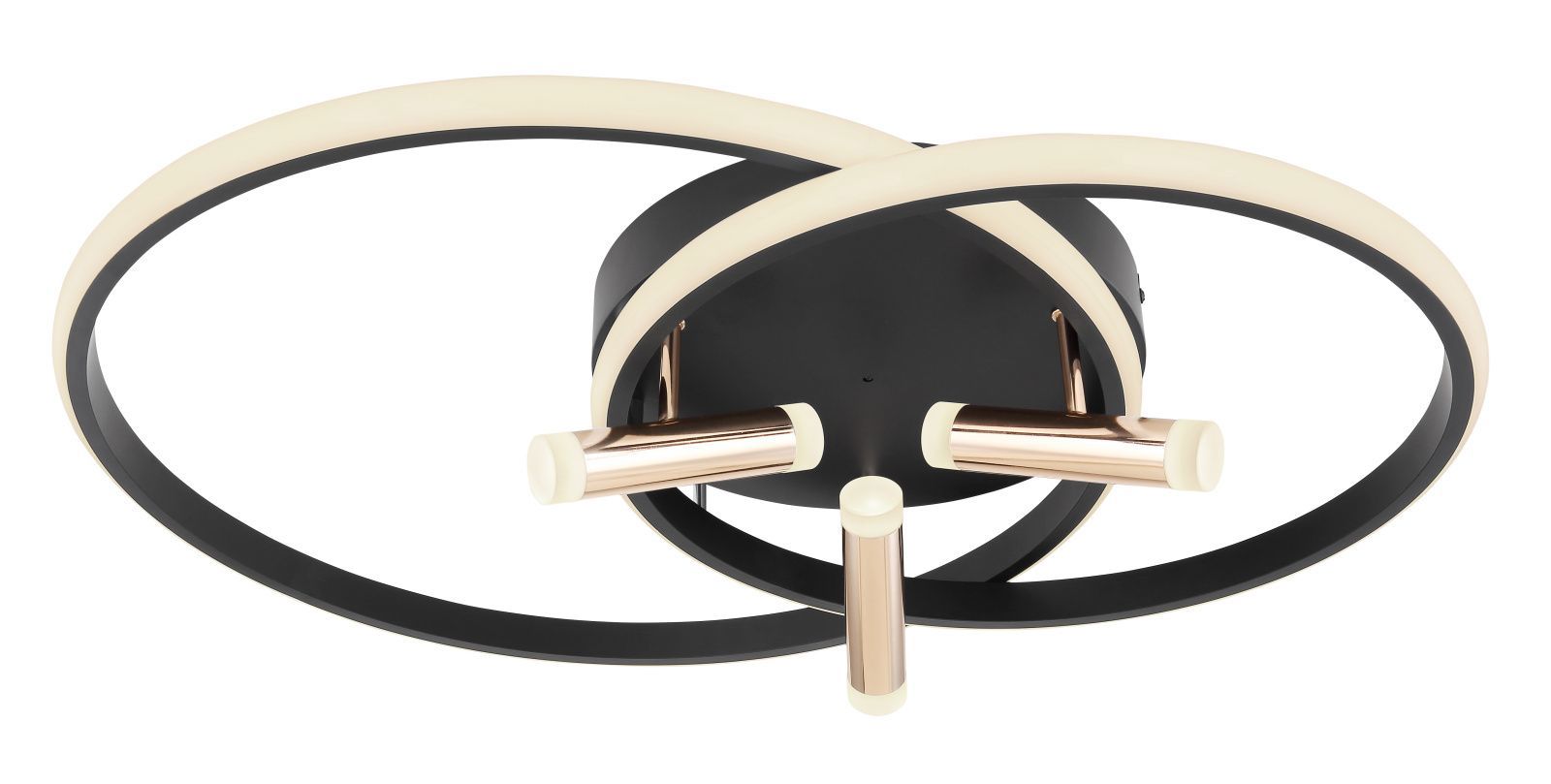 Изображение товара Настенно-потолочный светодиодный светильник GLOBO 67300D 6.67 м² Теплый белый Черный