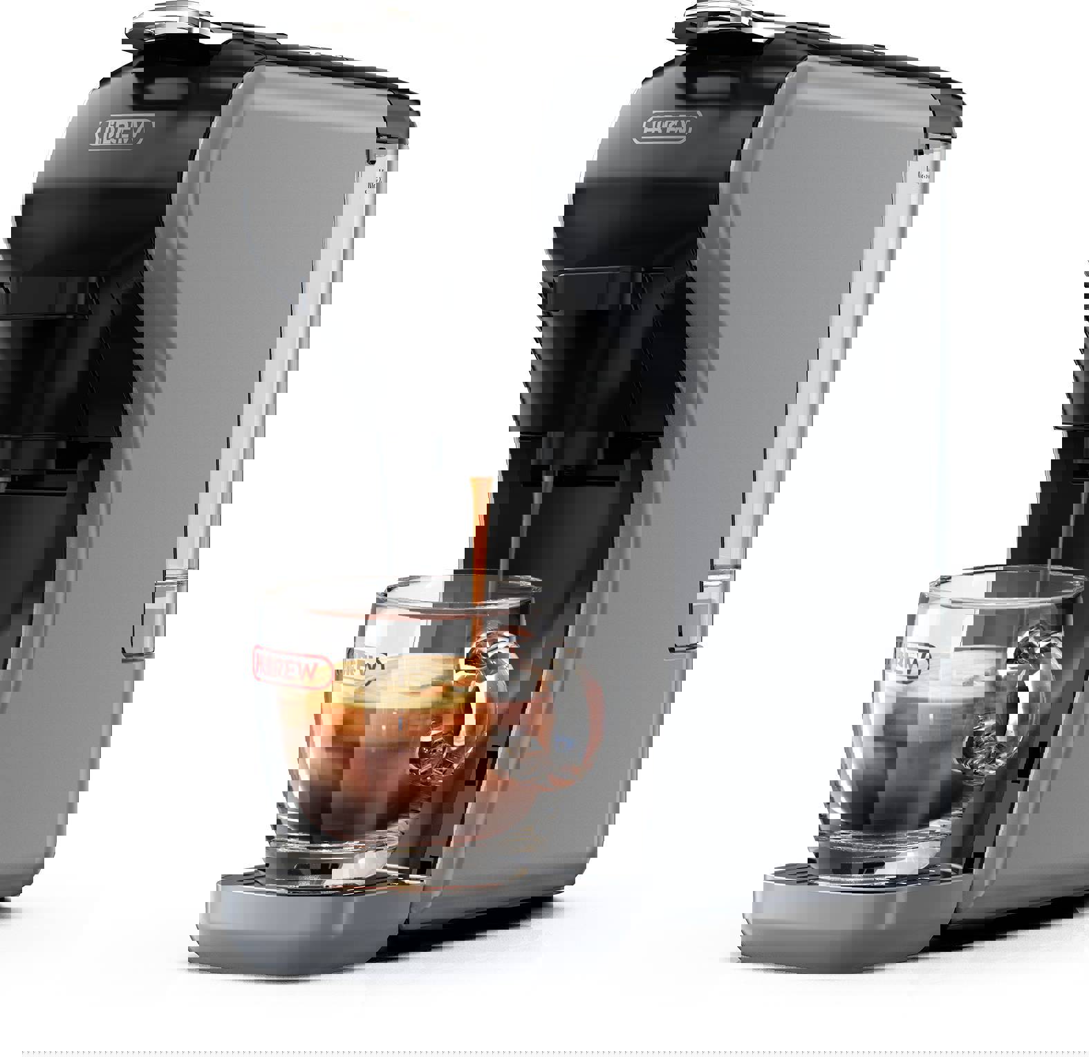 Изображение товара Капсульная кофемашина Hibrew 11x26x26 см цвет серый