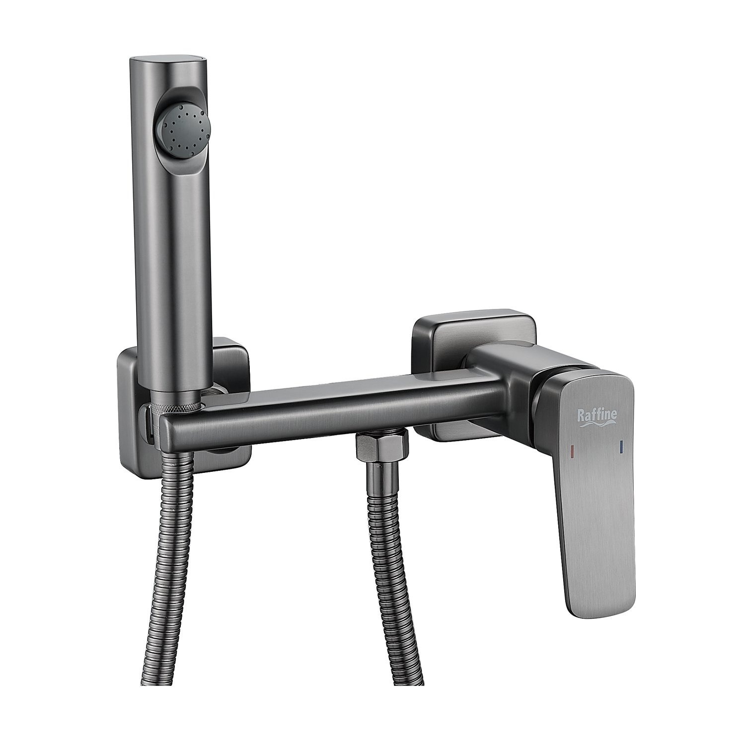 Изображение товара Гигиенический душ со смесителем RAFFINE F0599T-1 цвет полированная сталь