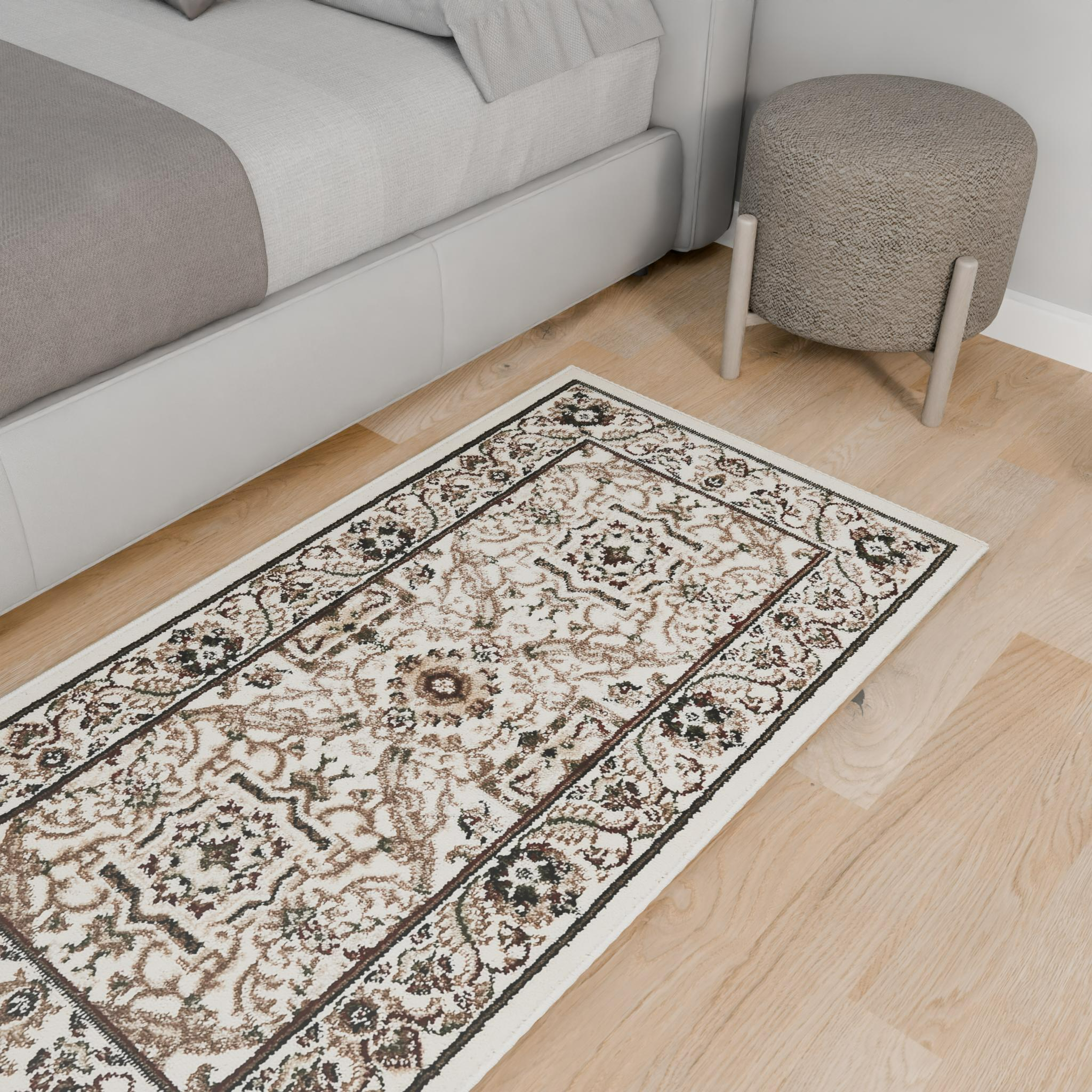 Изображение товара Ковер Sahara 80x150 см полипропилен L052 кремовый - стильное изделие для дома и офиса