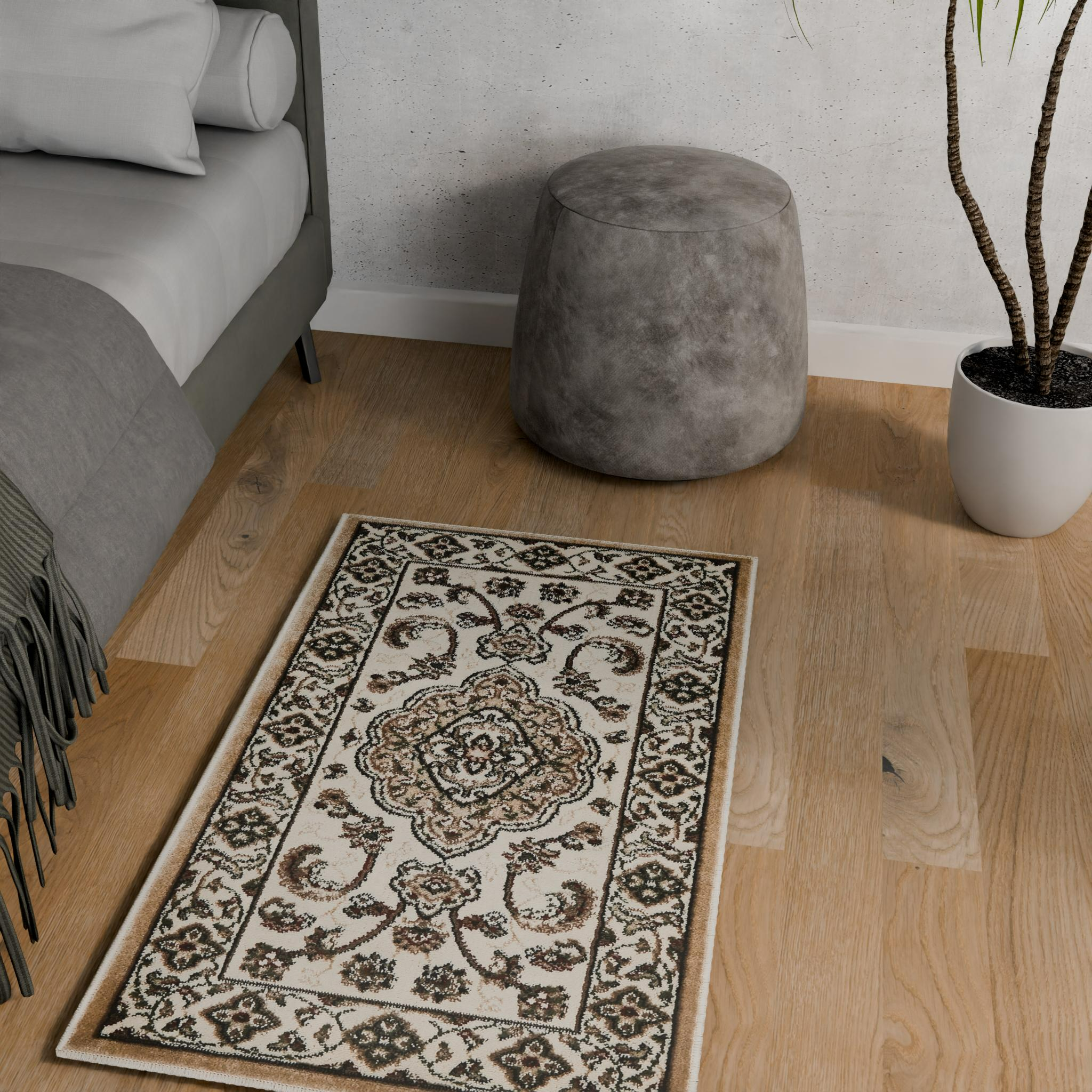 Изображение товара Ковер Sahara 60x100 см полипропилен L051 бежевый для дома и офиса