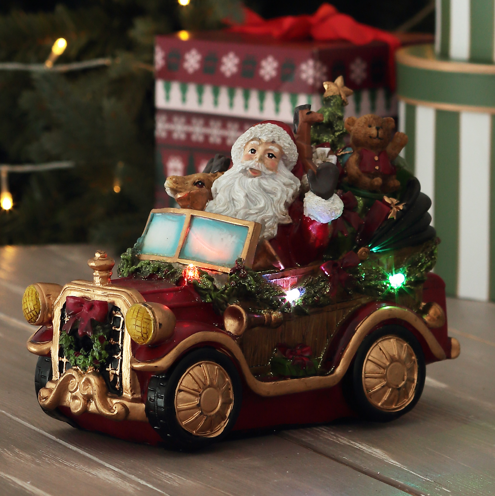 Изображение товара Новогоднее украшение Дед Мороз 755442 16x12 см разноцветный