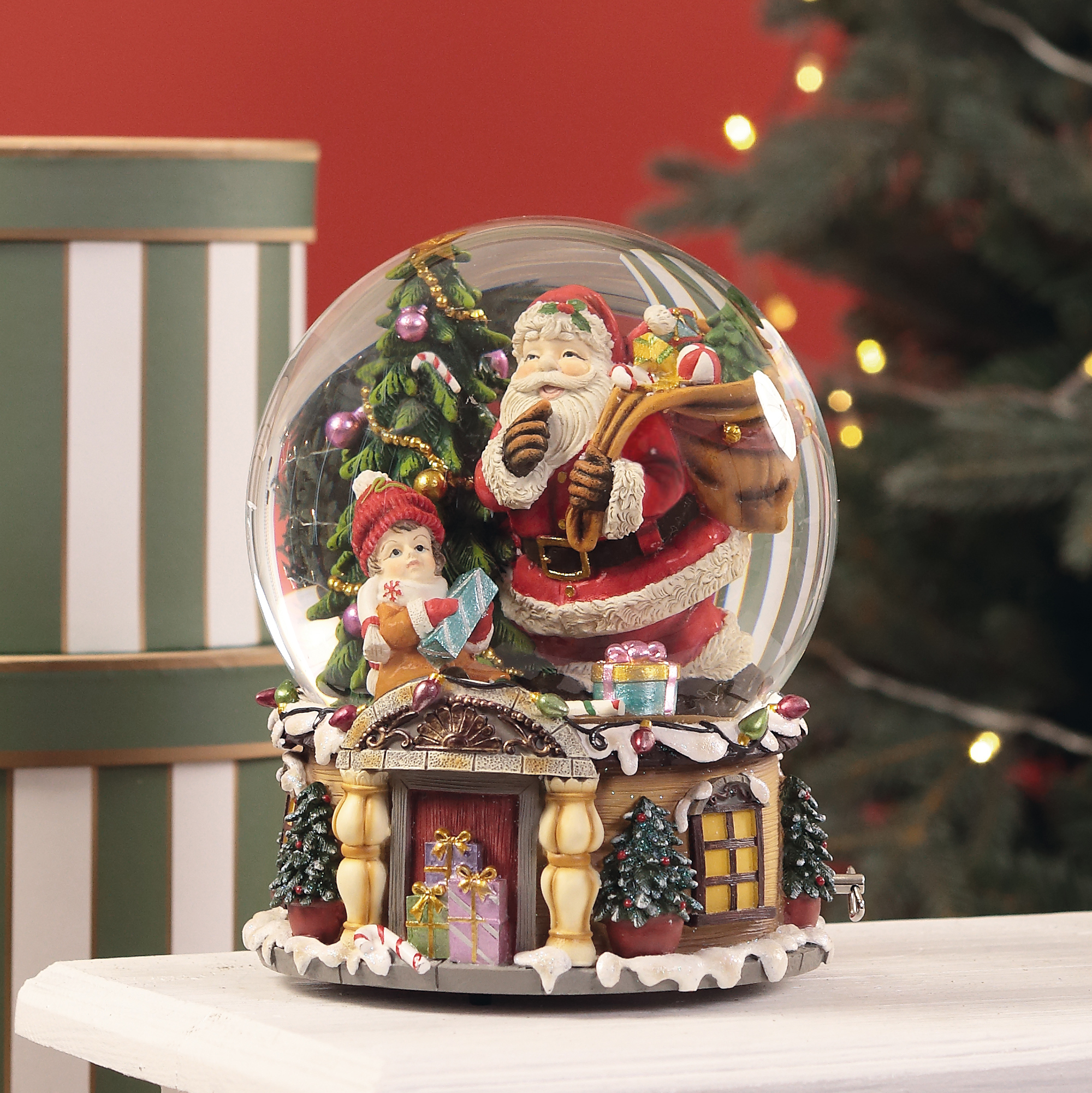 Изображение товара Новогоднее украшение Санта 781493 20.5x15 см разноцветный