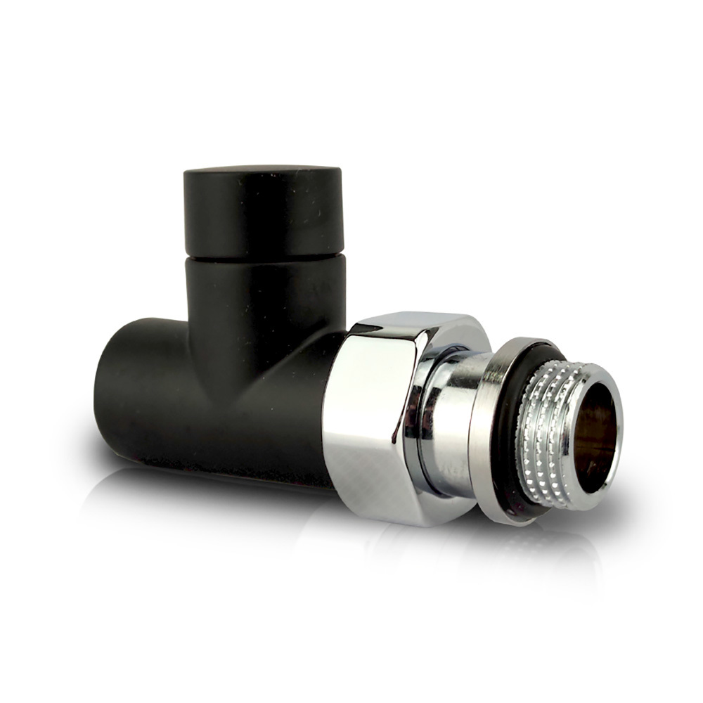 Изображение товара Запорный прямой клапан SR Rubinetterie Tondera Light 1/2 черный матовый