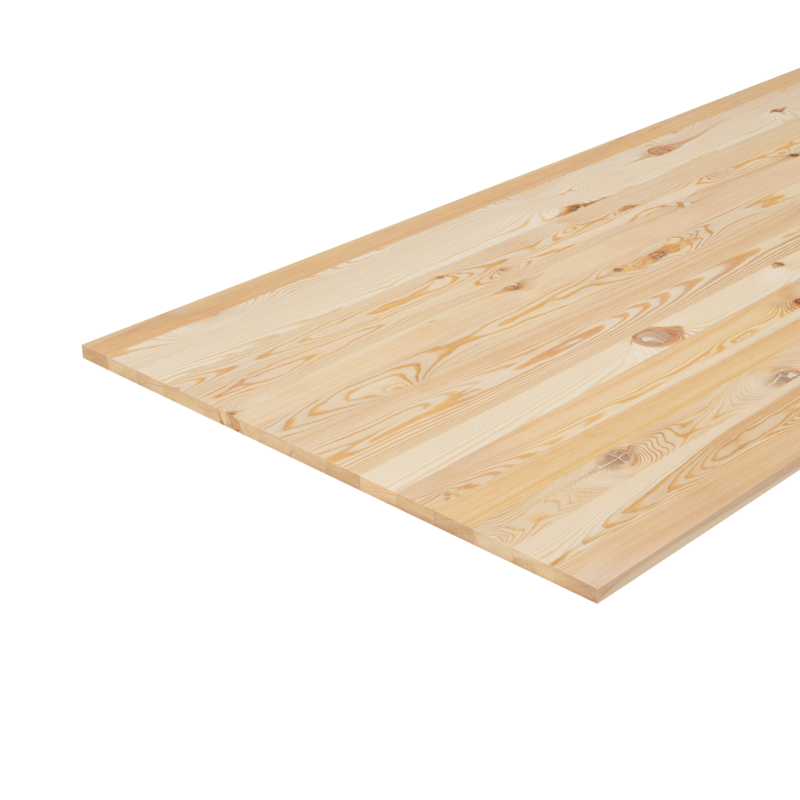 Изображение товара Мебельный щит из лиственницы Дом Дерёва 80x30x1.8 см, сорт AB, Россия