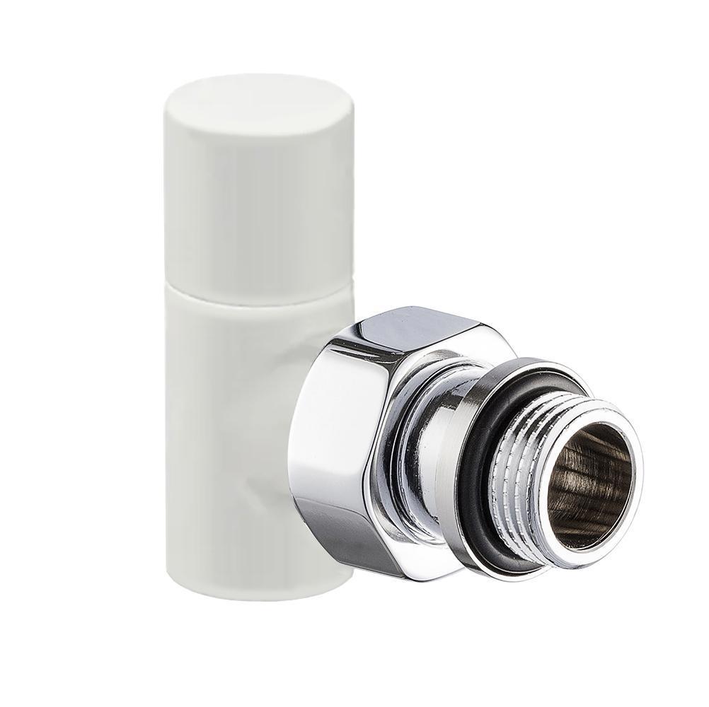 Изображение товара Угловой вентиль регулирующий для радиатора 1/2" SR Rubinetterie Tondera Light белый