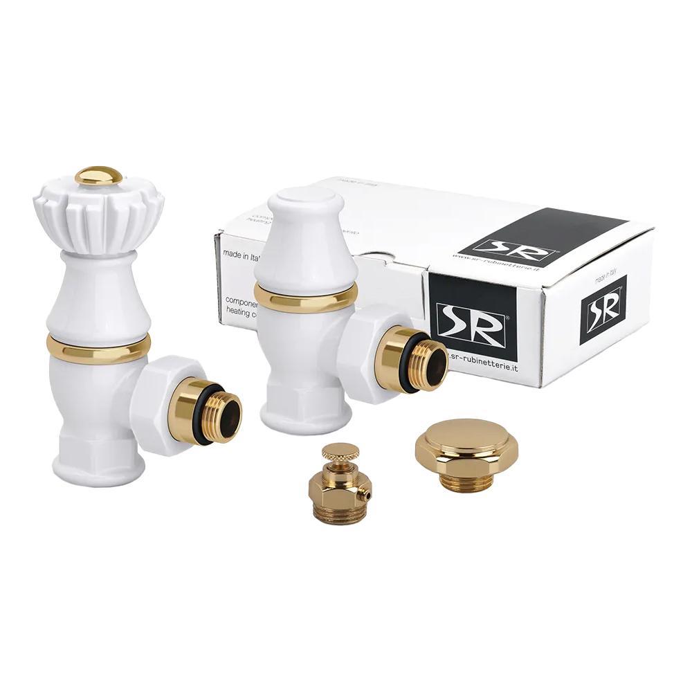 Изображение товара Угловой терморегулирующий комплект для радиатора SR Rubinetterie 0320-2000V00A Итальянский качество