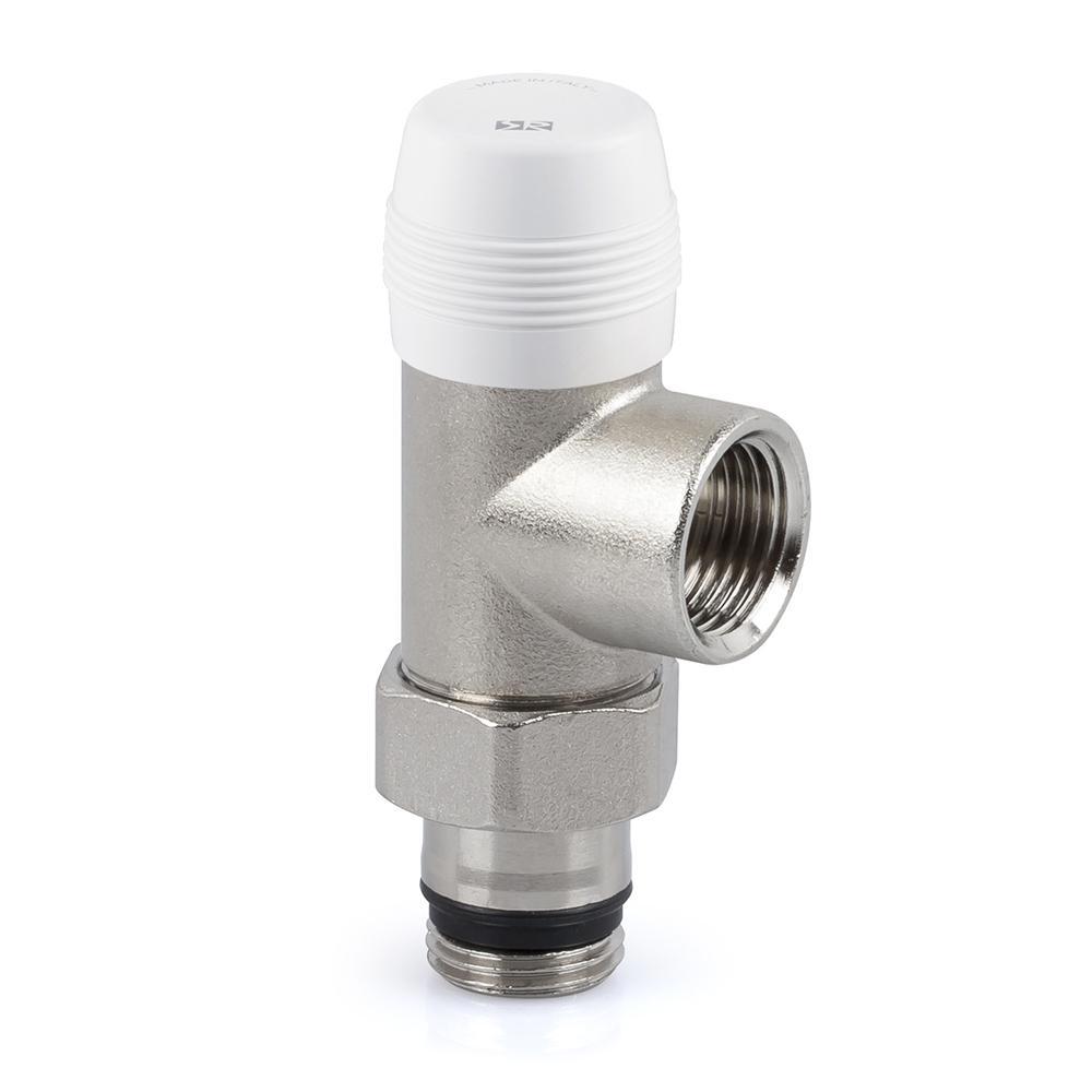 Изображение товара Клапан запорный осевой 1/2" никель SR Rubinetterie Италия