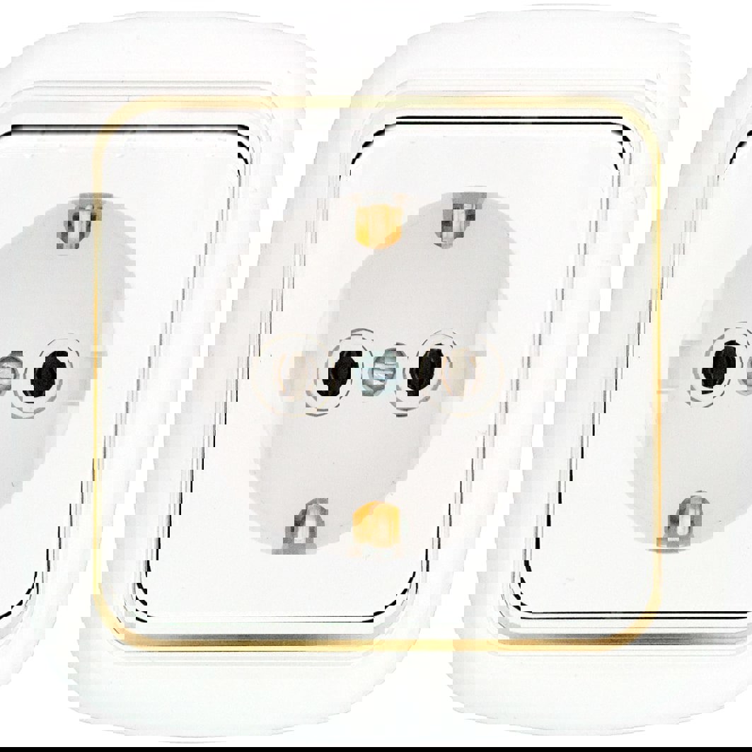 Изображение товара Розетка встраиваемая Bylectrica Гармония люкс РС16-256 з с заземлением цвет белый