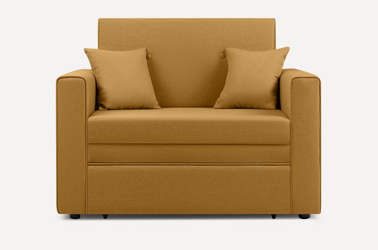 Изображение товара Кресло-кровать Divan.ru Види 78x87x64 см ткань цвет жёлтый