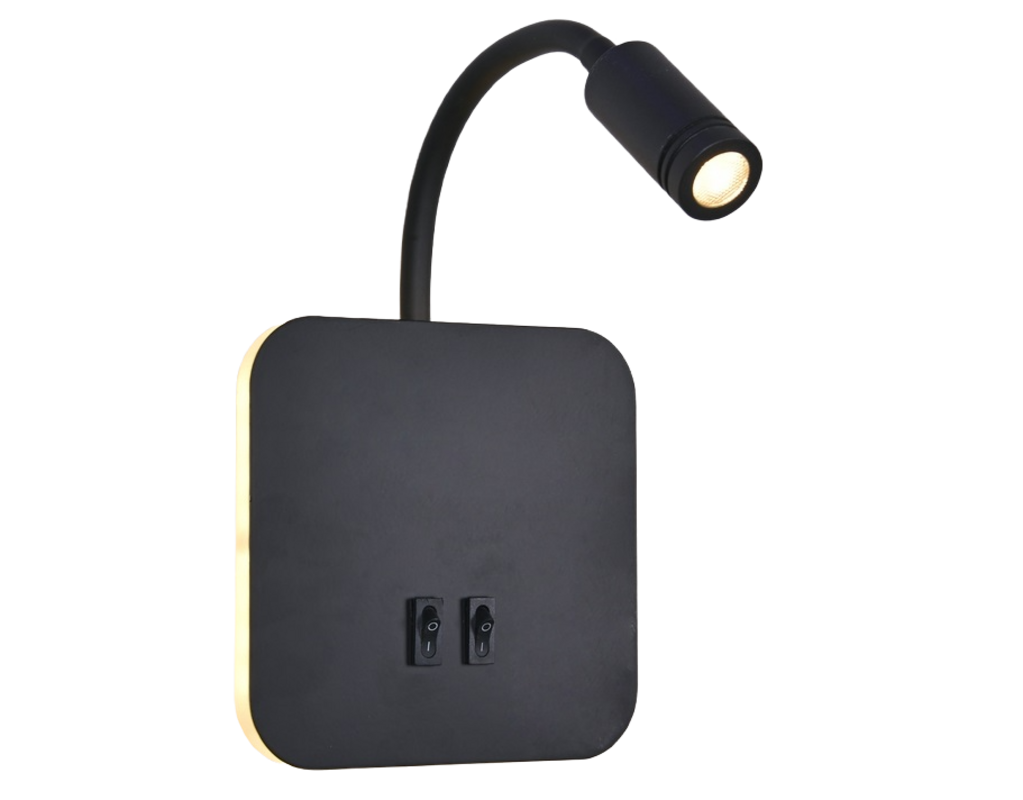 Изображение товара Светильник настенно-потолочный светодиодный СЕЛЕНА 8013 4 м² теплый белый свет цвет черный