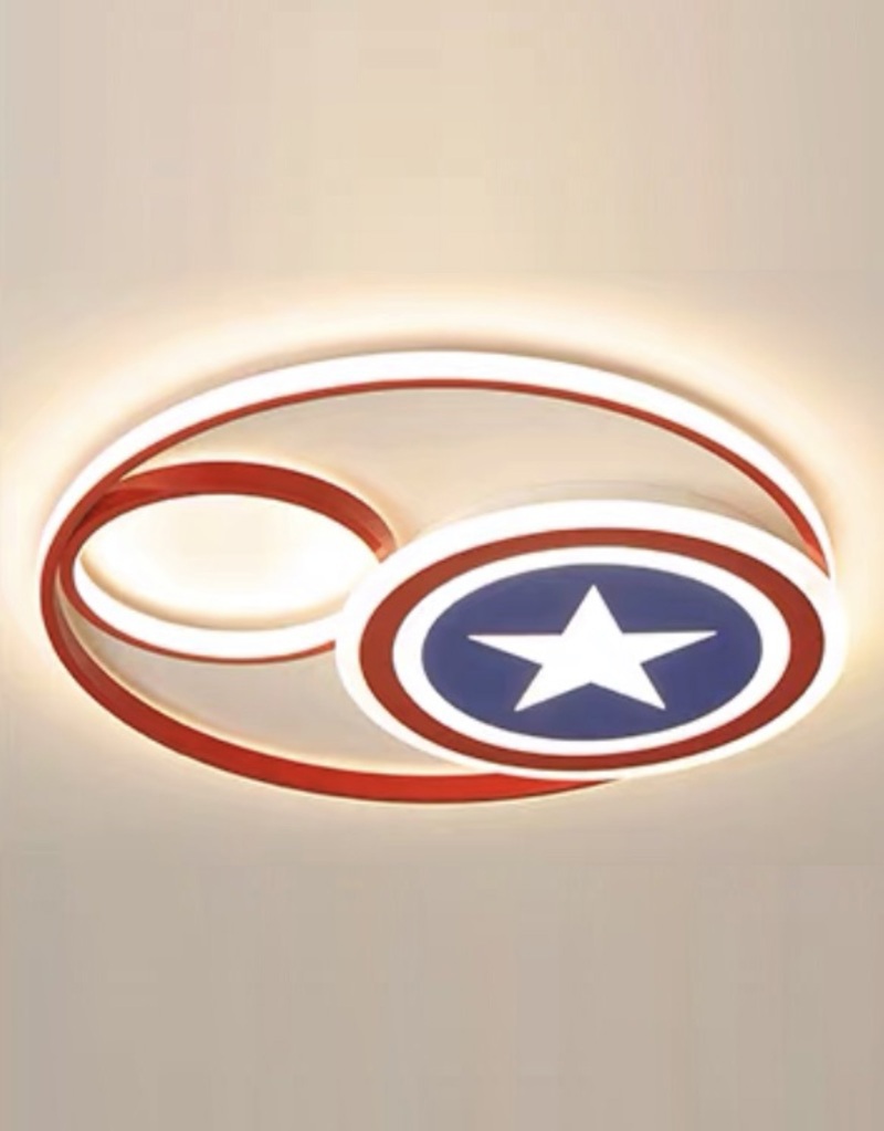 Изображение товара Настенно-потолочный светодиодный светильник СЕЛЕНА 4660-500-40W красный/белый, для детской комнаты