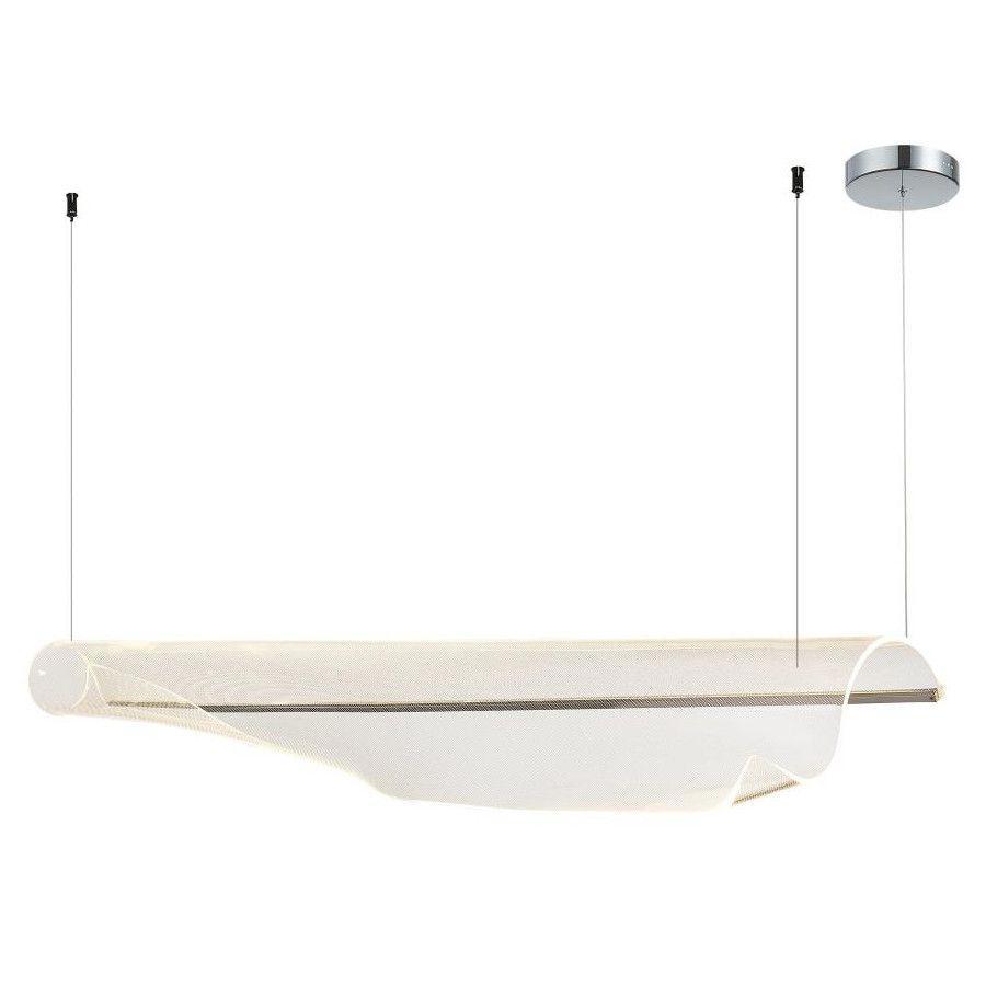 Изображение товара Светильник подвесной светодиодный SIMPLE STORY 1163-LED40PL 8 м² теплый белый свет цвет серый