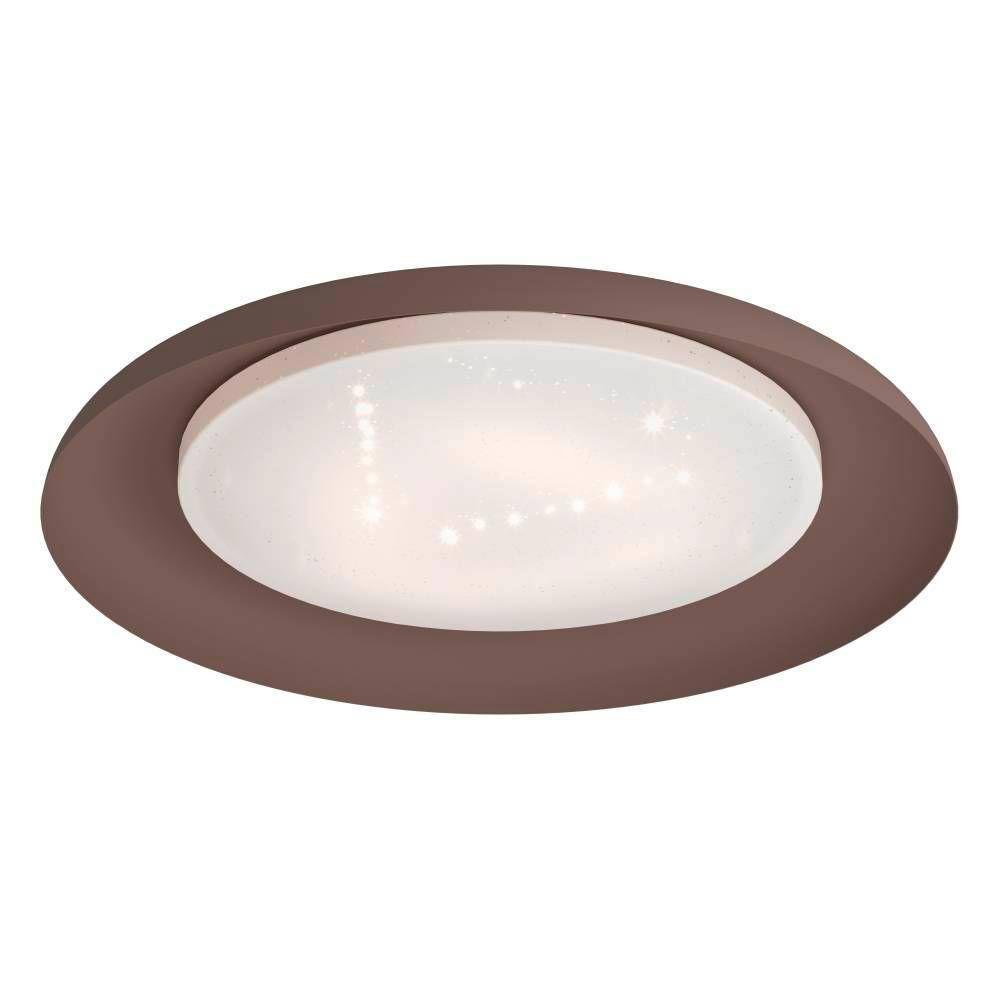 Изображение товара Настенно-потолочный светодиодный светильник EGLO 99704 коричневый 6 м² теплый белый свет