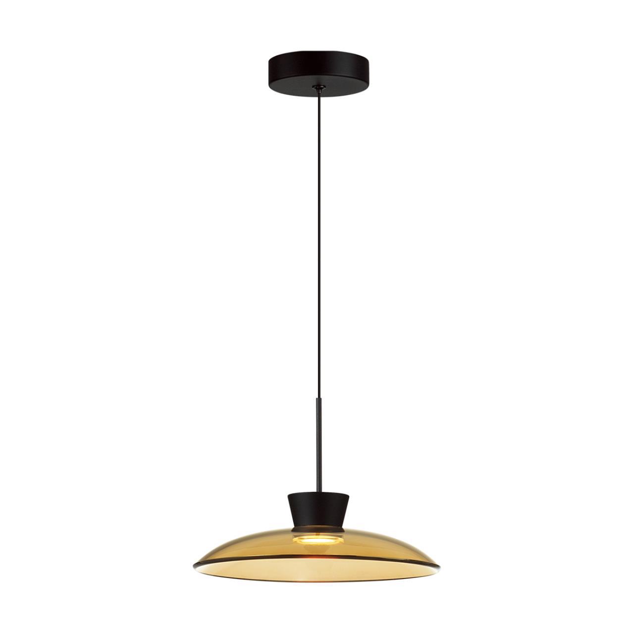 Изображение товара Светильник подвесной светодиодный Odeon Light 5055/9la 3 м² нейтральный белый свет цвет черный