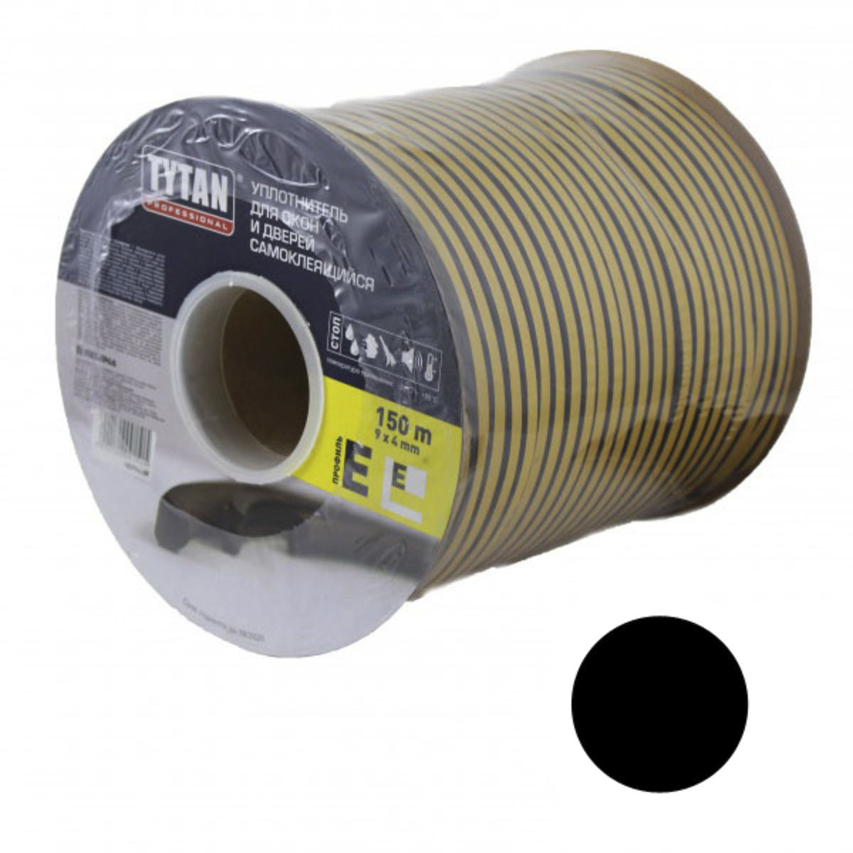 Изображение товара Уплотняющая лента TYTAN PROFESSIONAL 91515 9 X 4 мм 150 м Изображение товара Уплотняющая лента TYTAN PROFESSIONAL 91515 9 X 4 мм 150 м