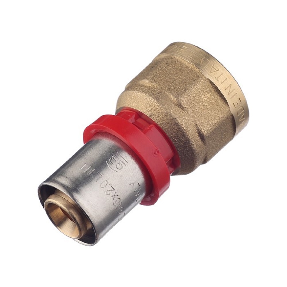 Изображение товара Муфта переходная латунная 1/2x16 мм ВР-ВПр для водопровода TIEMME