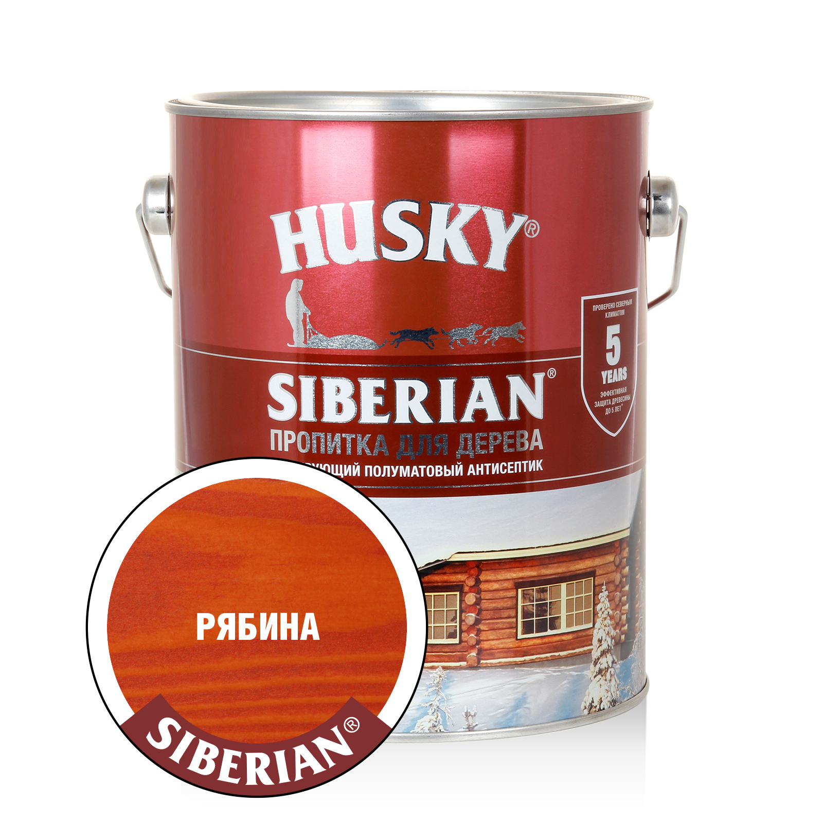 Изображение товара Антисептик HUSKY полуматовый рябина 2.7 л