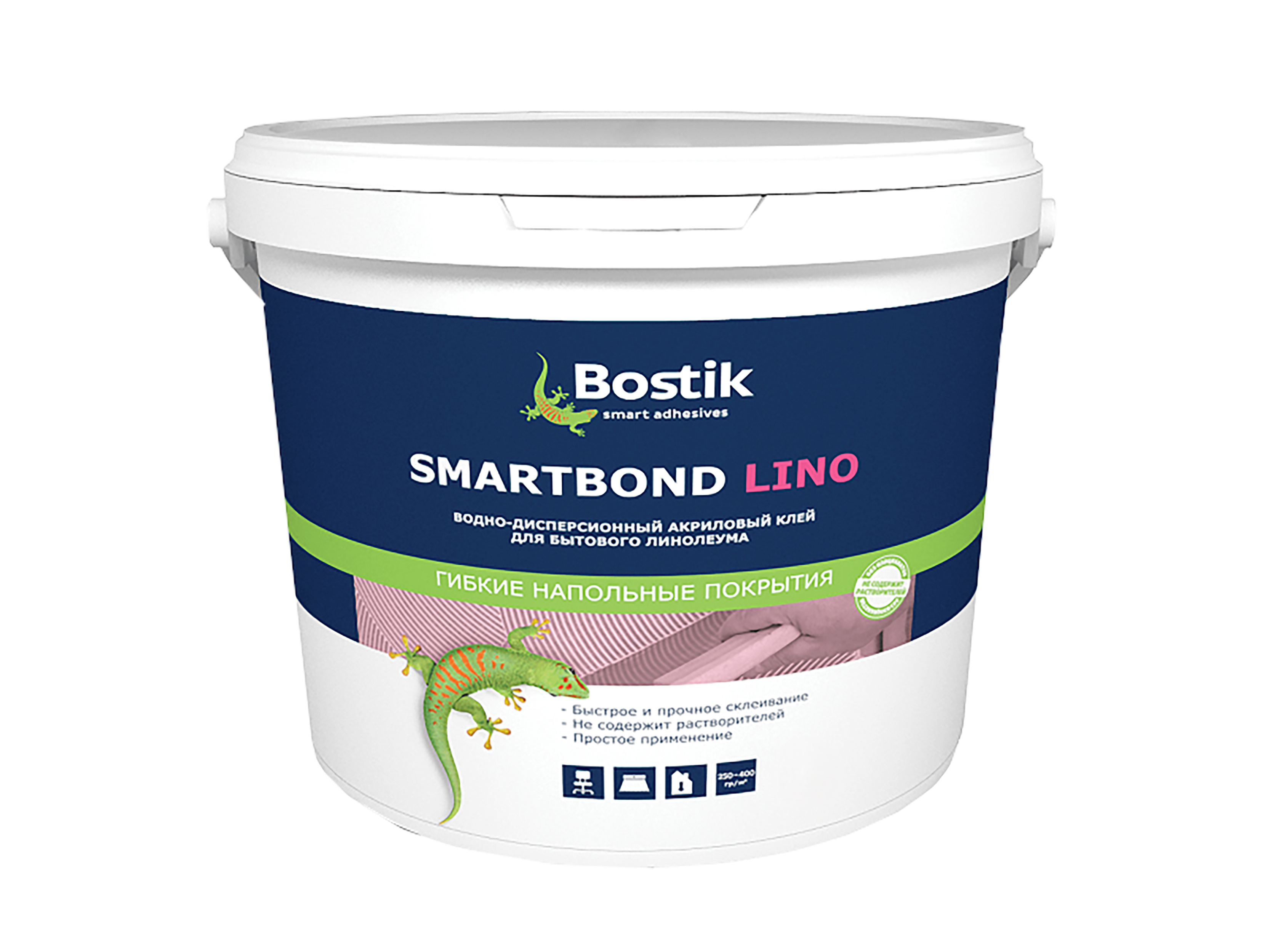 Изображение товара Клей-раствор для бытового линолеума Bostik Smartbond 12кг