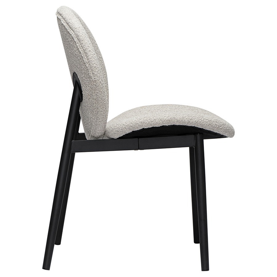 Изображение товара Стул Bergenson bjorn Bente 48x86x62 см полиэстер цвет светло-серый