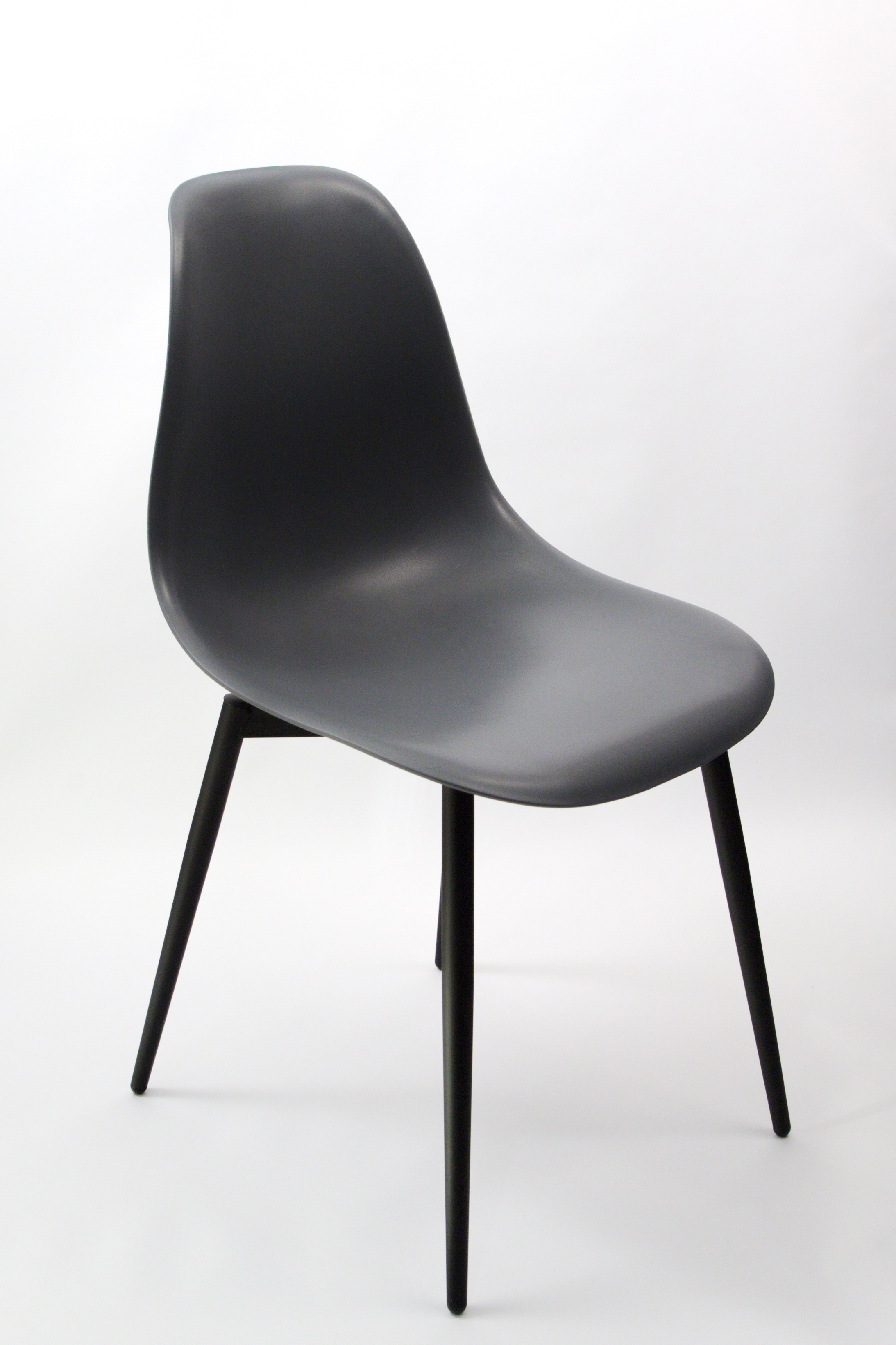 Изображение товара Комплект стульев 2 шт Zip-mebel Туссе 45x83x46 см серый ABS PVC металл