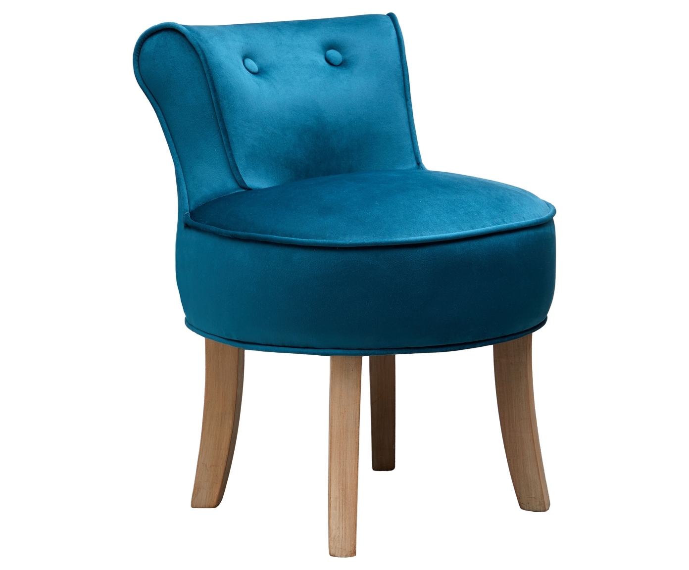 Изображение товара Стул Гласар 51-085 из велюра с деревянными ножками, изумрудный цвет