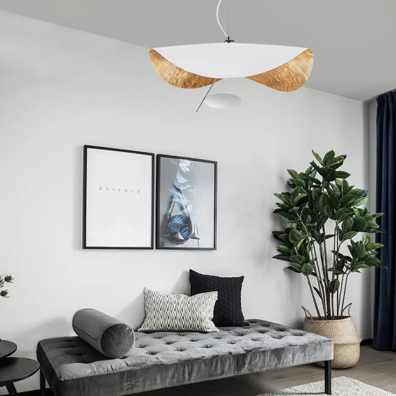 Изображение товара Люстра потолочная IMPERIUMLOFT COVERT 1 плафон для низких потолков белая металл