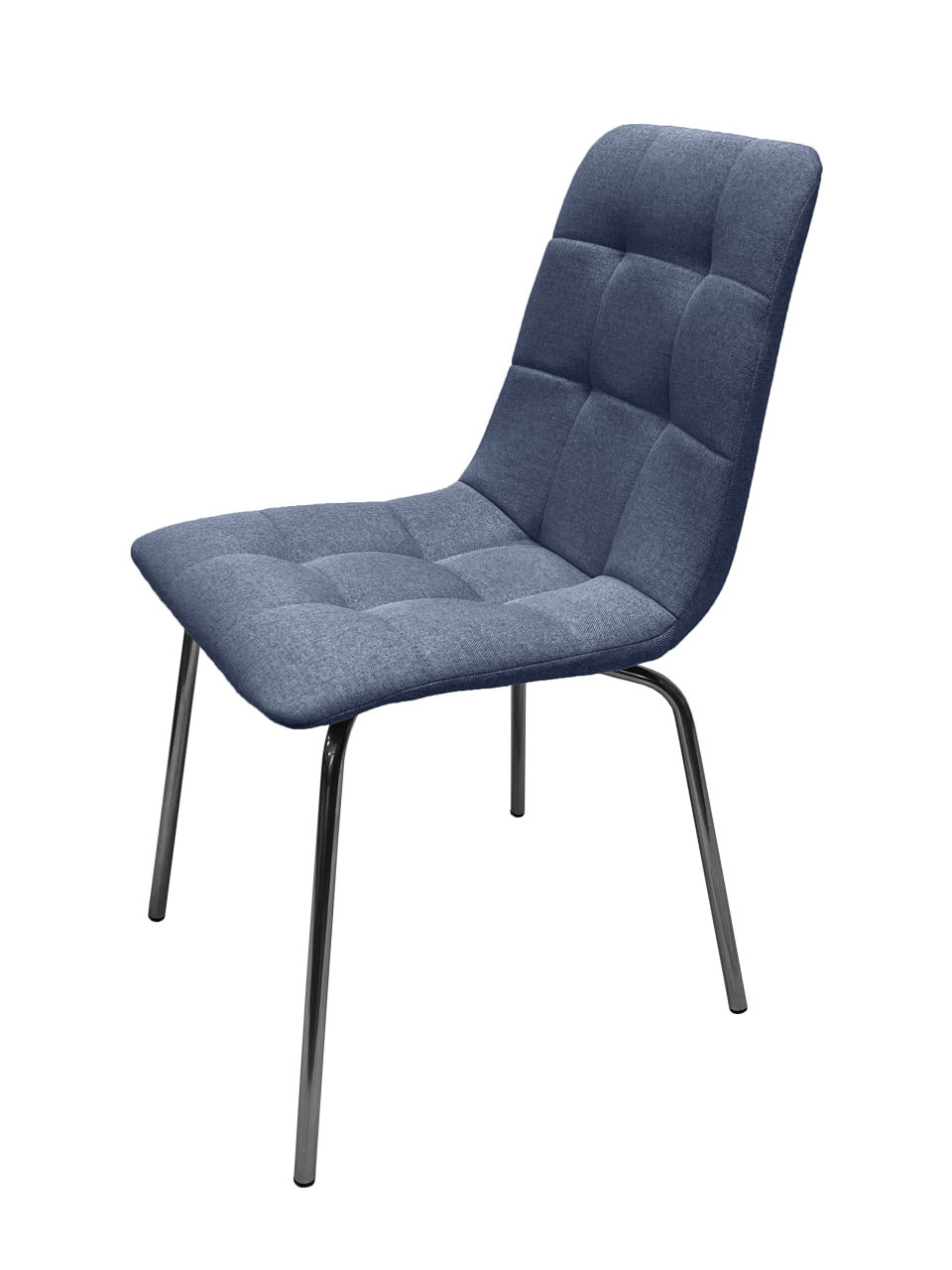 Изображение товара Стул кухонный Comfur 45x56x82.8см сталь/рогожка цвет синий 2шт