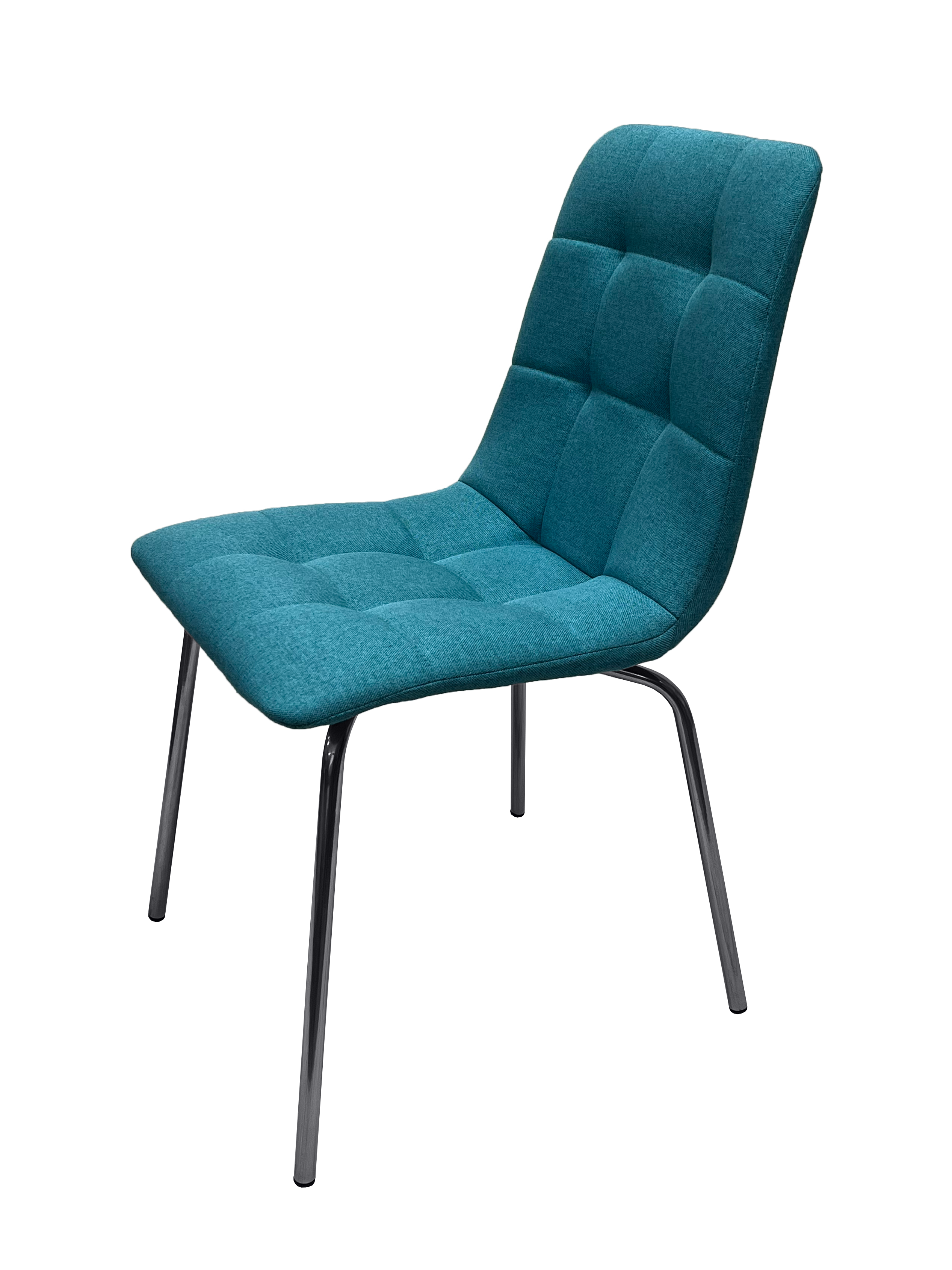 Изображение товара Стул кухонный Comfur 45x56x82.8см сталь/рогожка цвет голубой 2шт