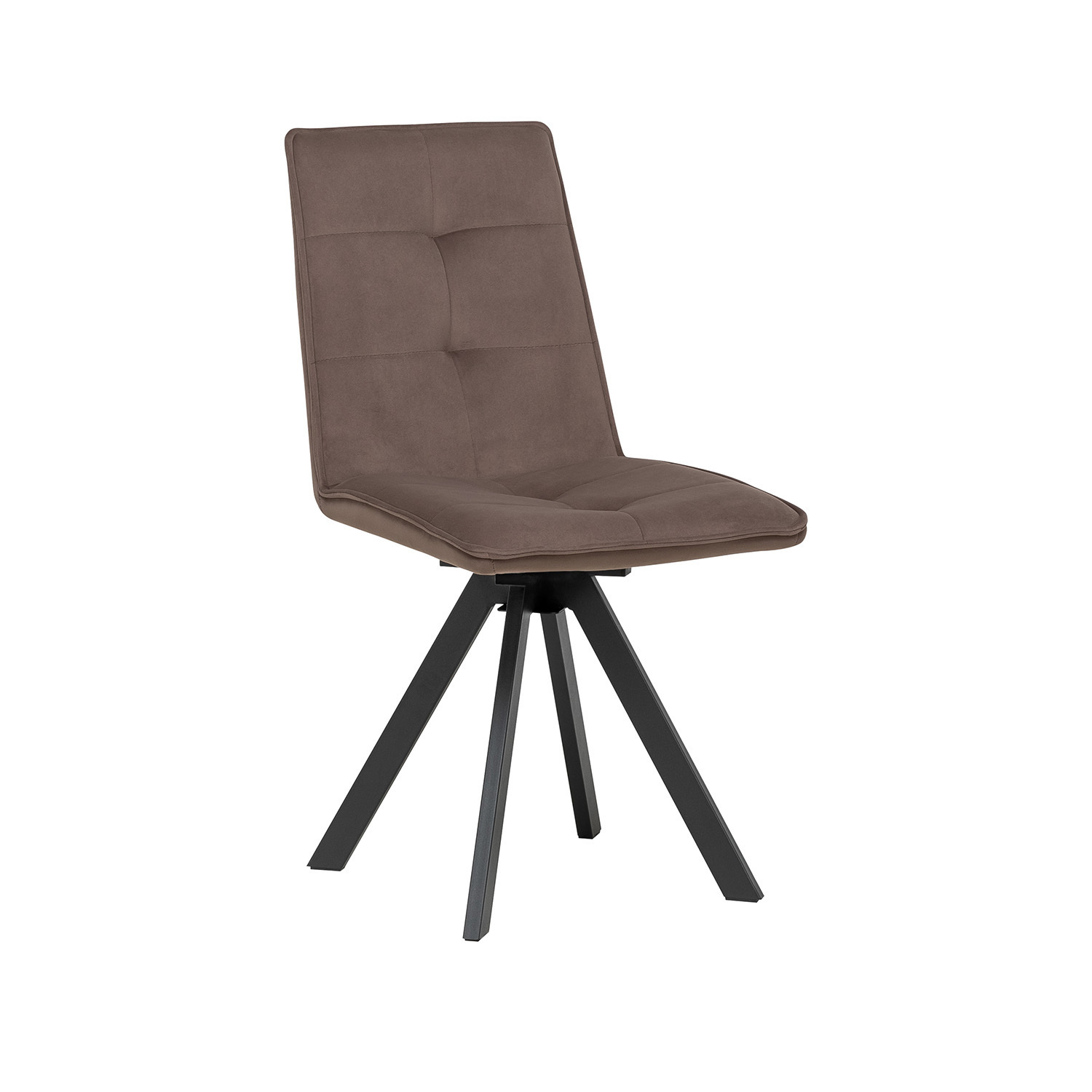 Изображение товара Стул Leset Умбра 360 46x88.5x57.5 см велюр черный латте