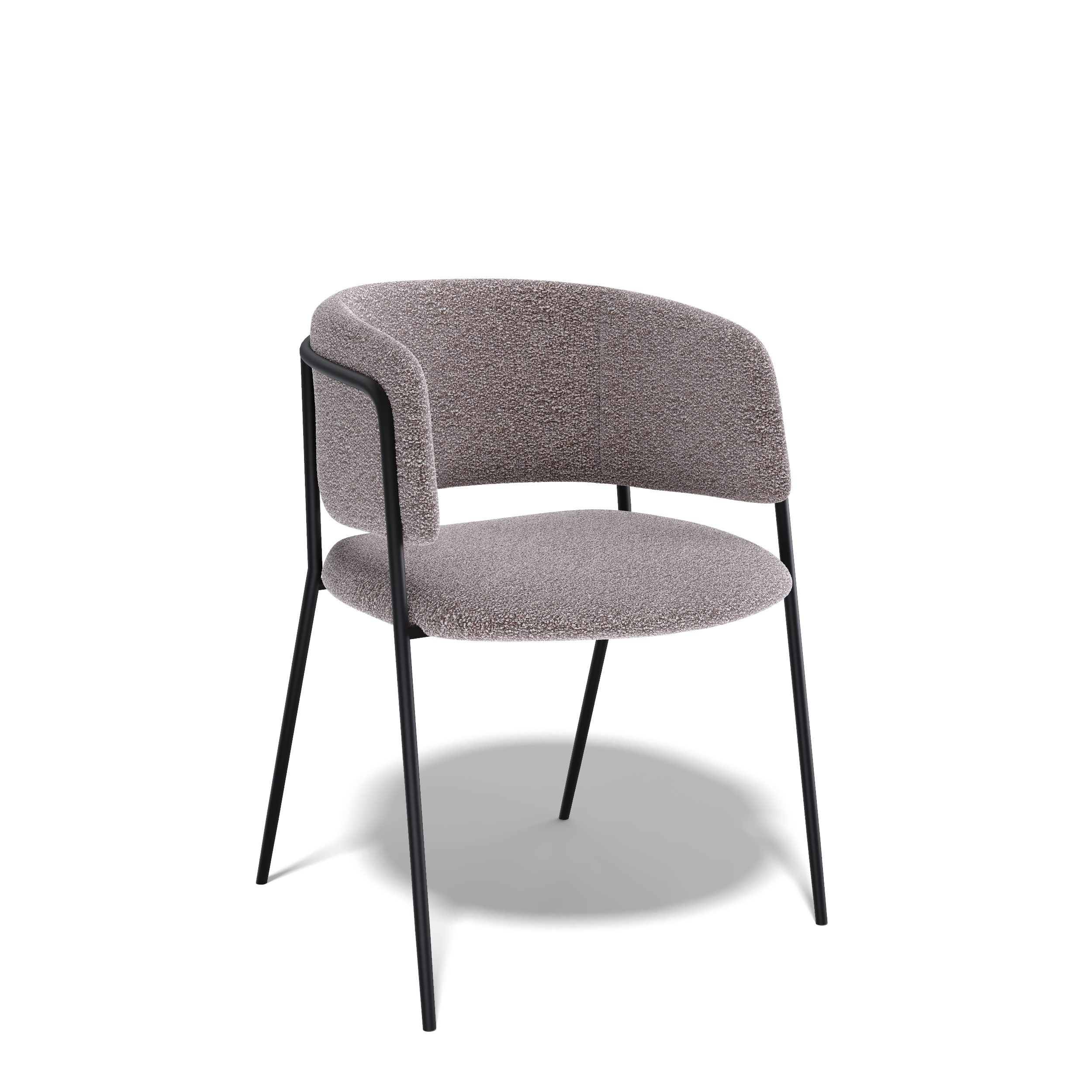 Изображение товара Стул Kenner Loft 53х74х55 см велюр цвет капучино