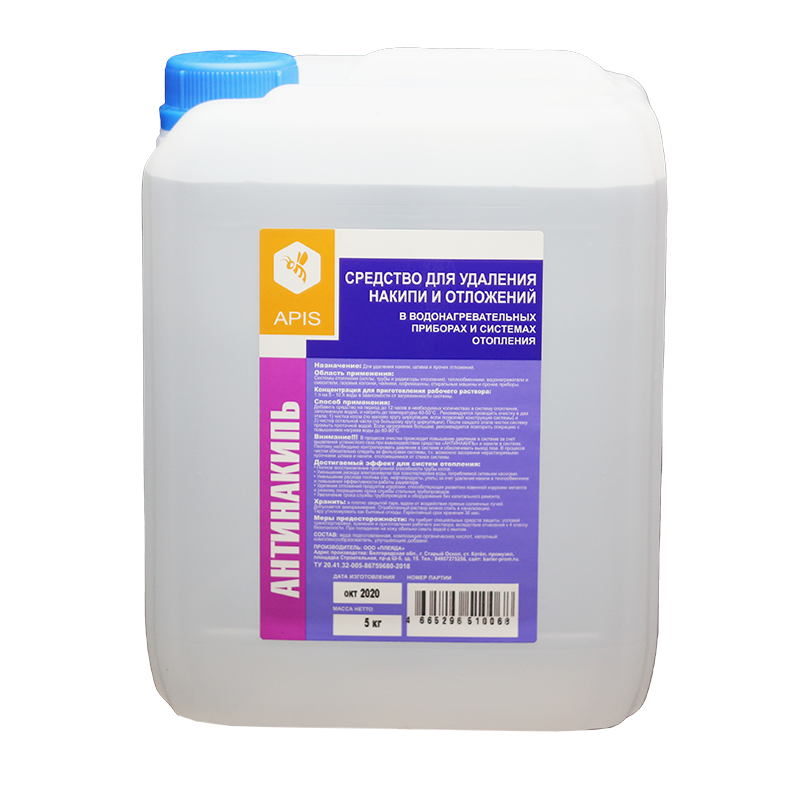 Изображение товара Средство для очистки системы отопления Apis Антинакипь 5 кг концентрат