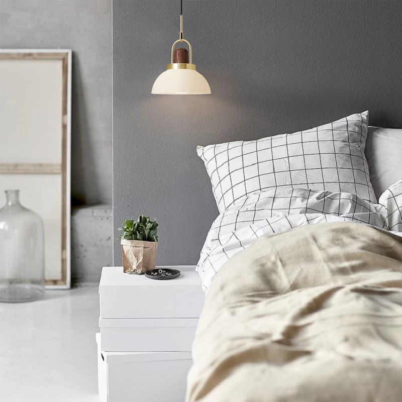 Изображение товара Светильник подвесной IMPERIUMLOFT Arc Globe 1 лампа серый в современном стиле