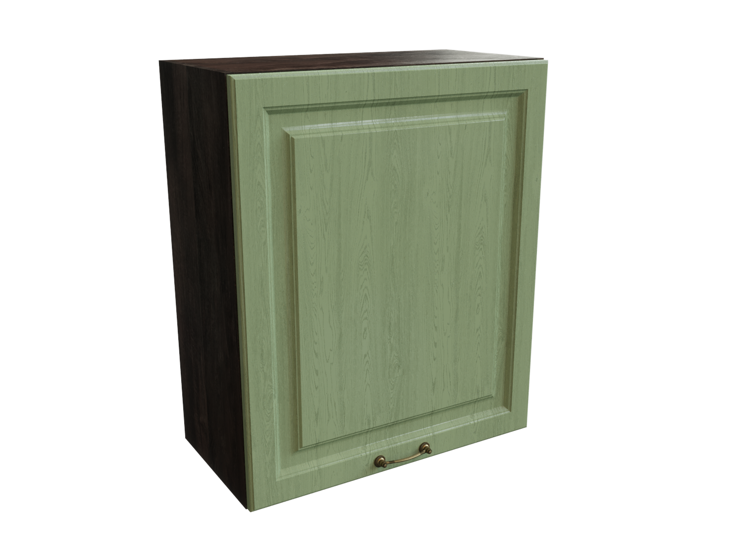 Изображение товара Навесной шкаф МС Ницца 1 дверь 60x71.6x31.8 см светло-зеленый МДФ и ЛДСП